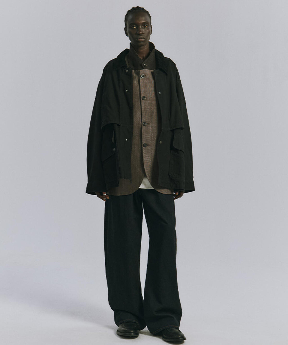 ANCELLM/アンセルム/STRAIGHT WIDE DENIM PANTS OW/ANC-PT146-B