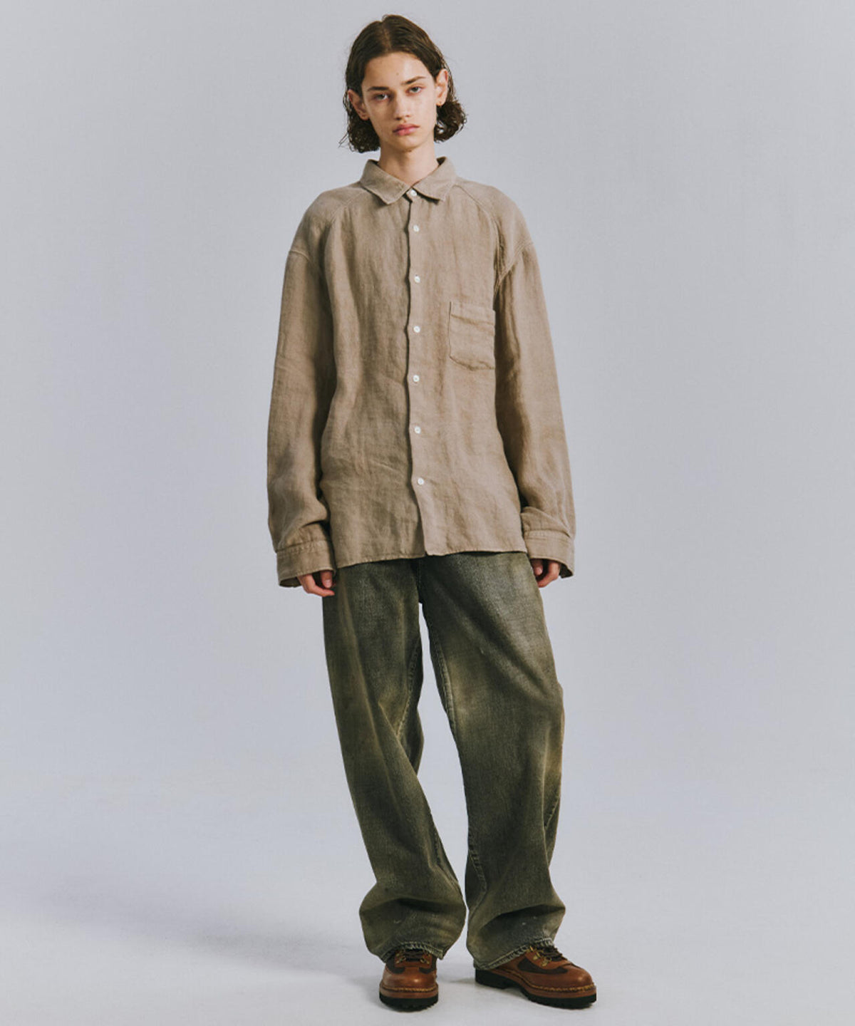 ANCELLM/アンセルム#08 MIDDLE STRAIGHT 5P DENIM/ANC-#08-26AW-A