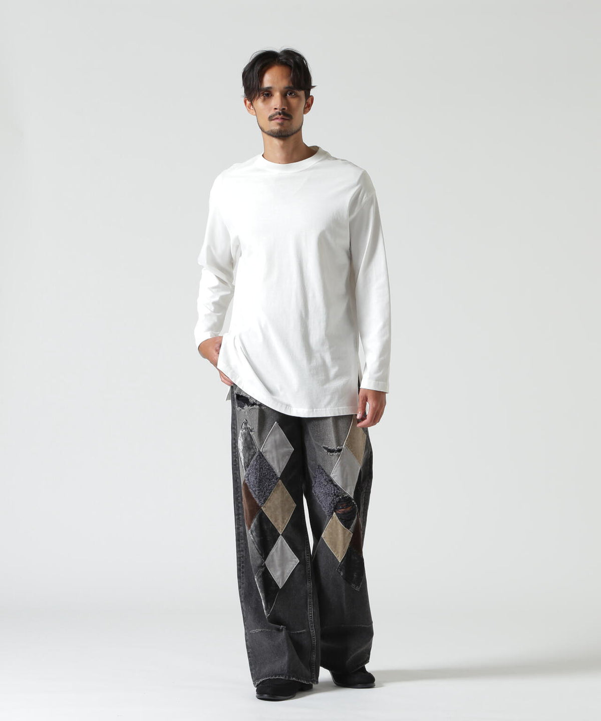 MASU/エムエーエスユー/MB DIAMOND WIDE JEANS/B26H9PL002