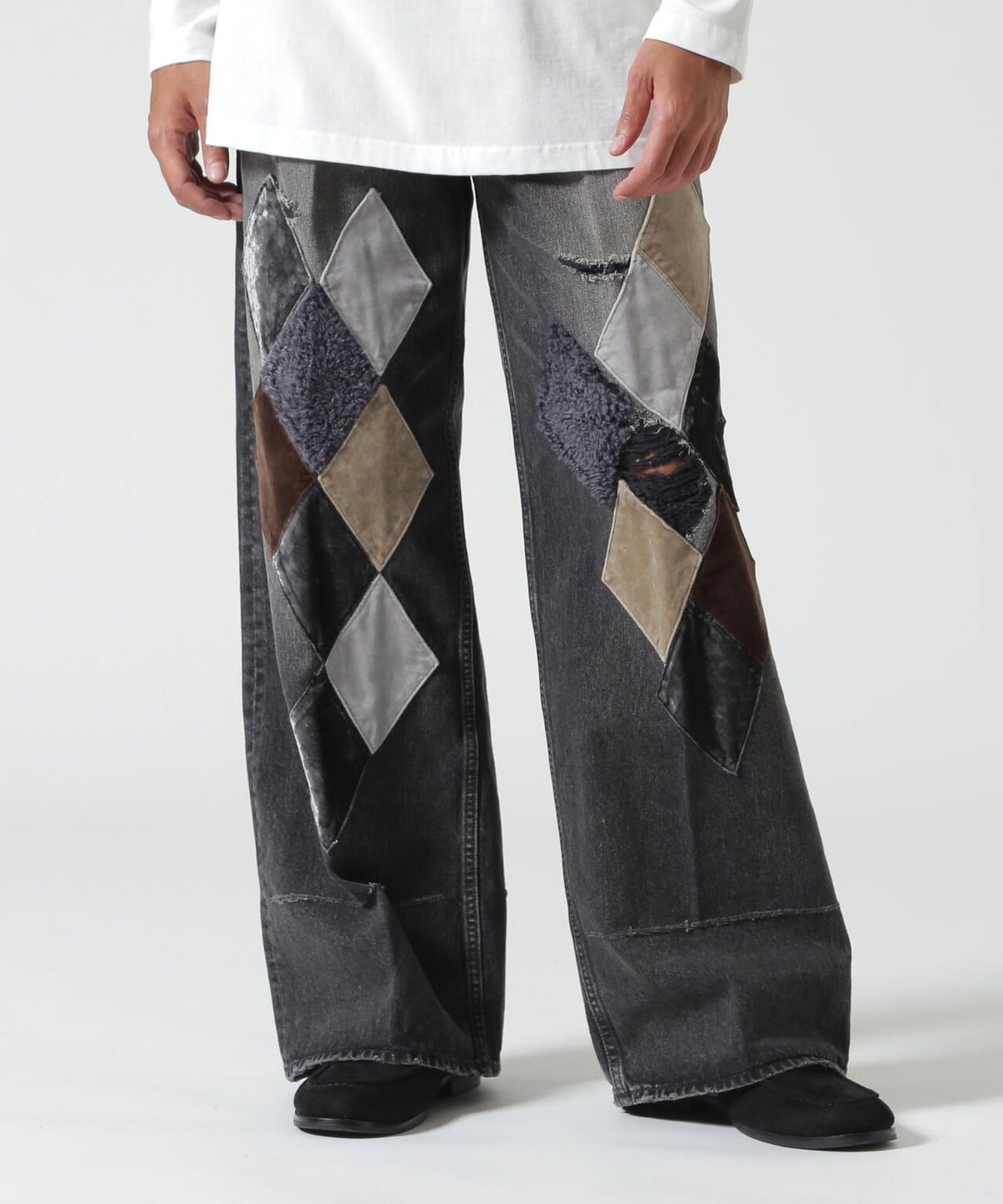 MASU/エムエーエスユー/MB DIAMOND WIDE JEANS/B26H9PL002