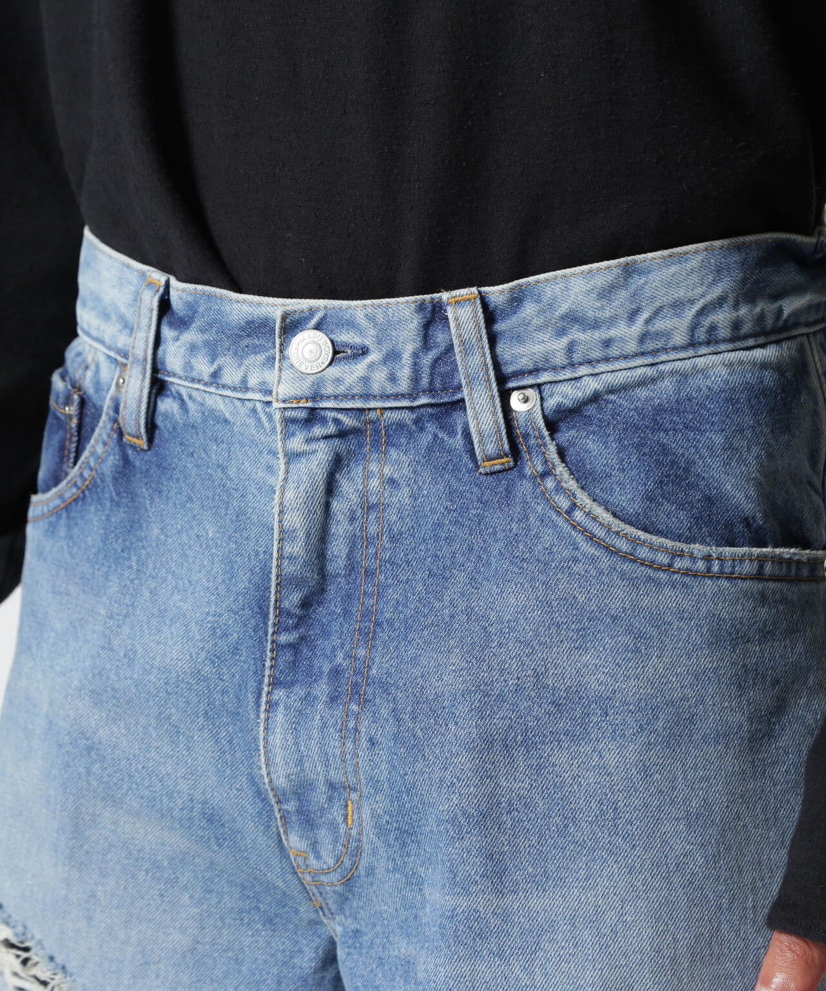 MASU/エムエーエスユー/MB DIAMOND WIDE JEANS/B26H9PL002