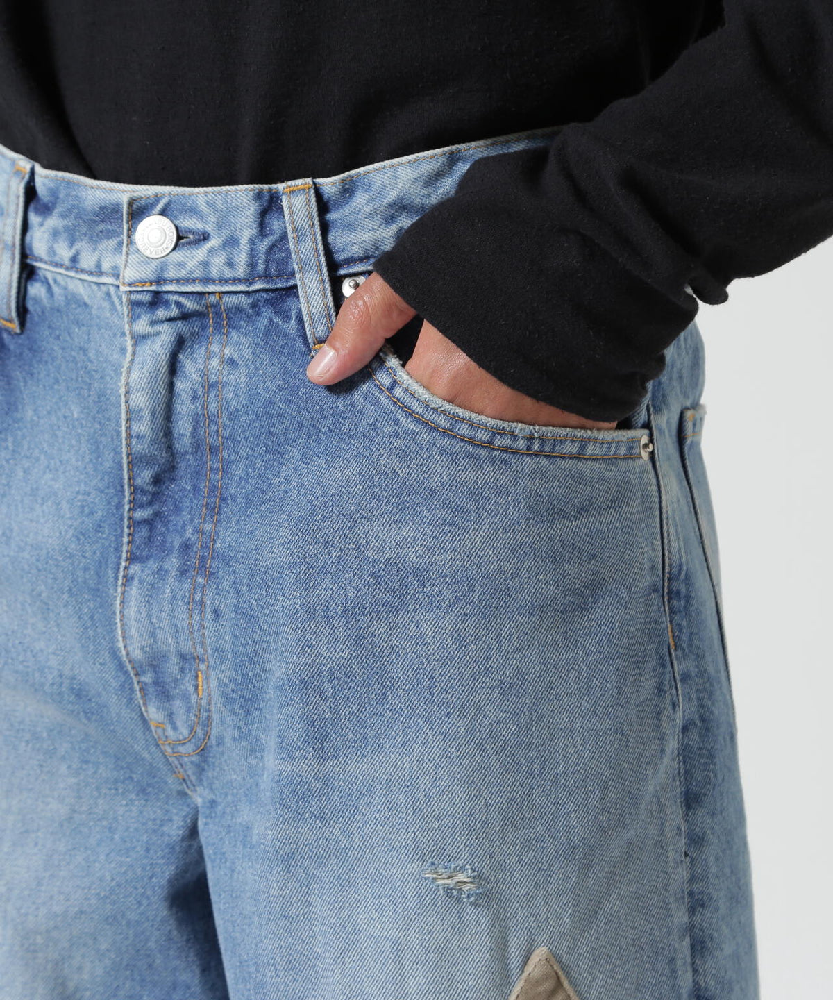 MASU/エムエーエスユー/MB DIAMOND WIDE JEANS/B26H9PL002