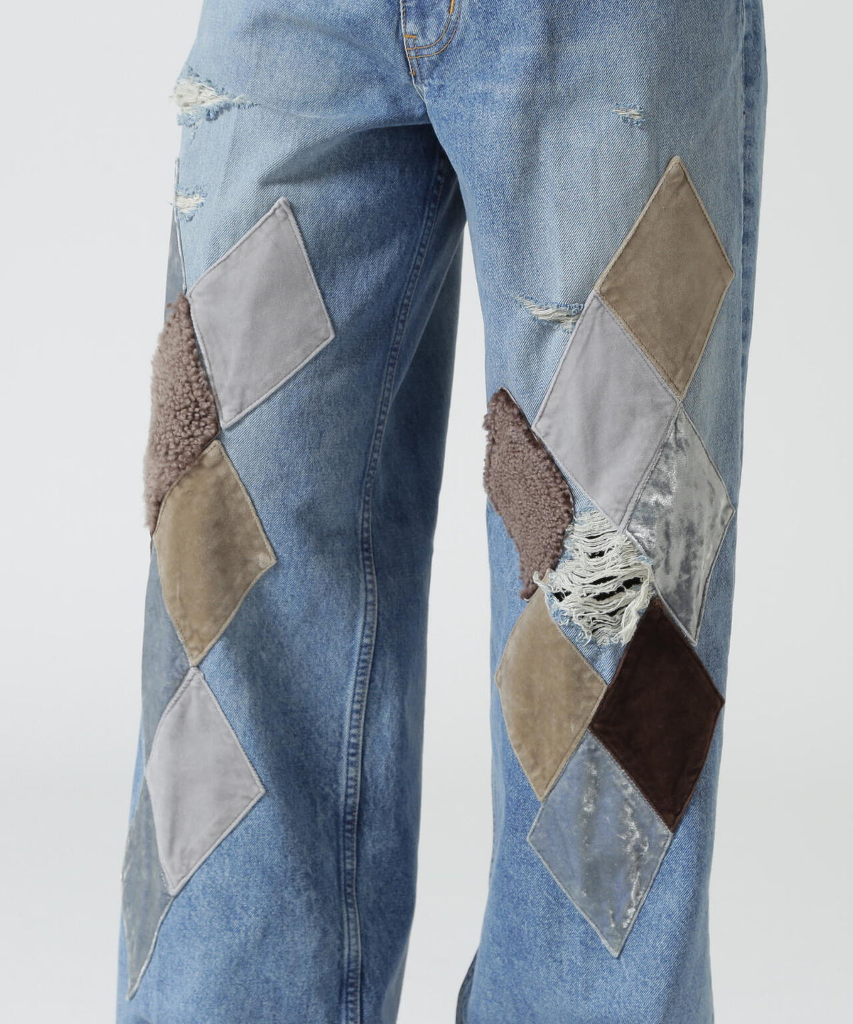 MASU/エムエーエスユー/MB DIAMOND WIDE JEANS/B26H9PL002