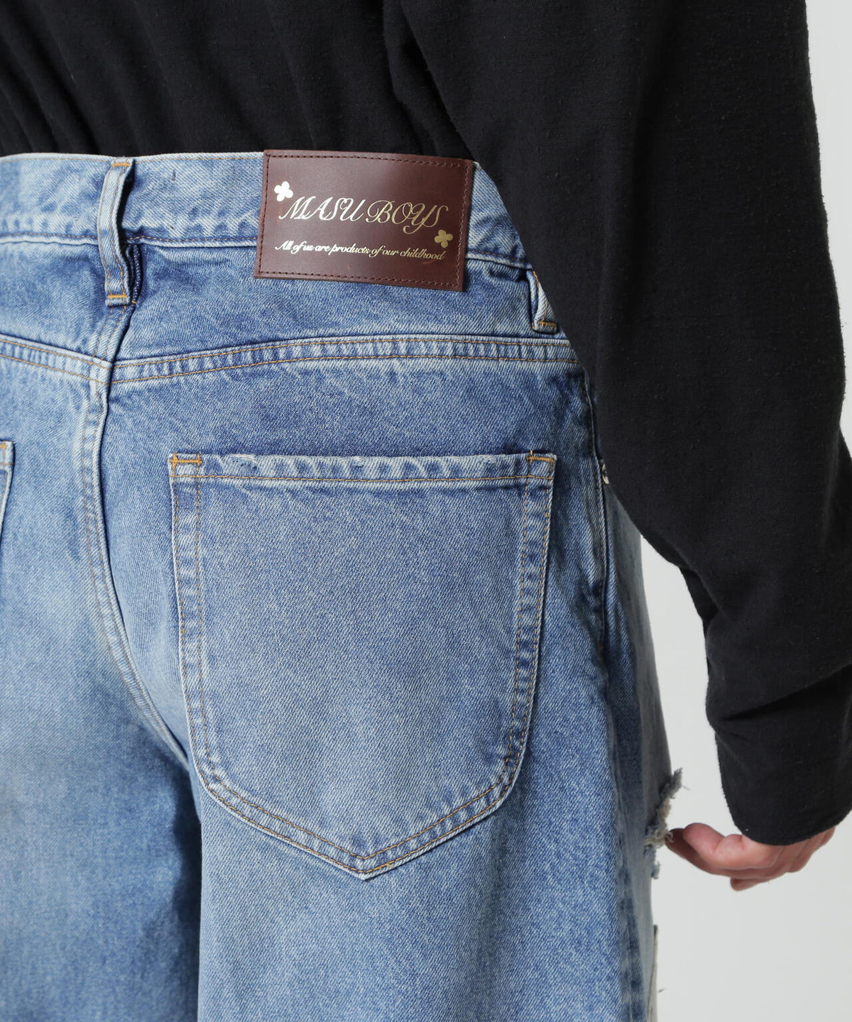 MASU/エムエーエスユー/MB DIAMOND WIDE JEANS/B26H9PL002