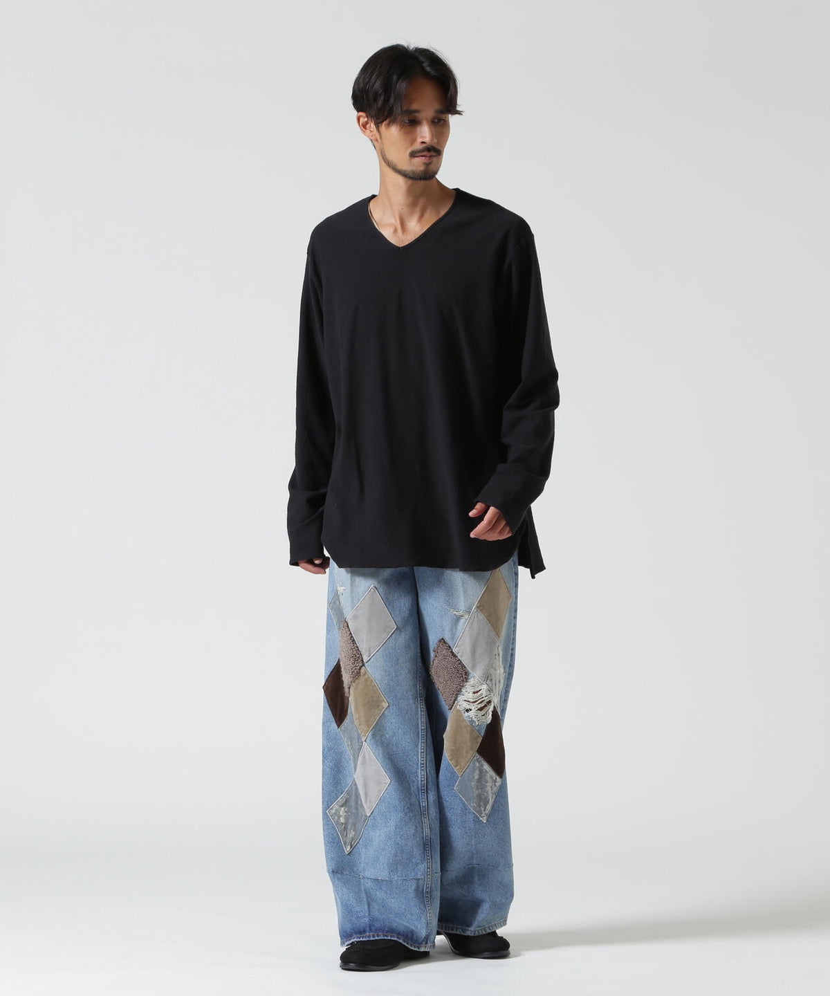 MASU/エムエーエスユー/MB DIAMOND WIDE JEANS/B26H9PL002