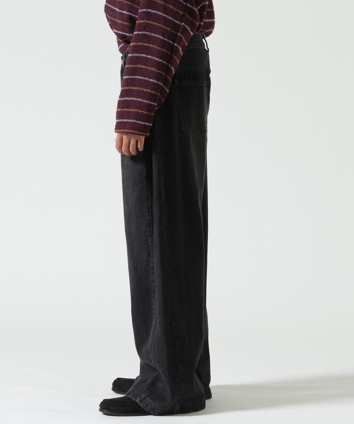 Toironier/トワロニエ/Side Tuck Double Denim