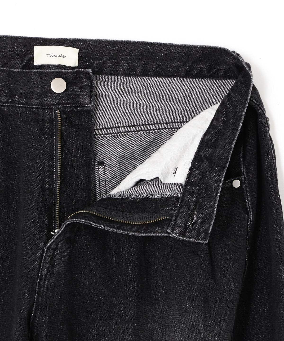 Toironier/トワロニエ/Side Tuck Double Denim