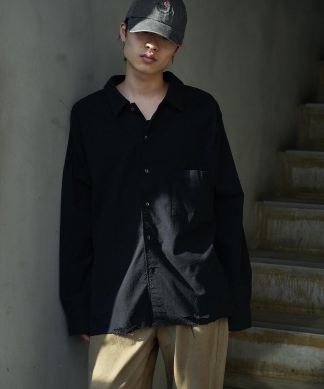 ANCELLM×GARDEN/アンセルム×ガーデン/C/S BOXY SHIRT EX/ANC-GRD-SH01