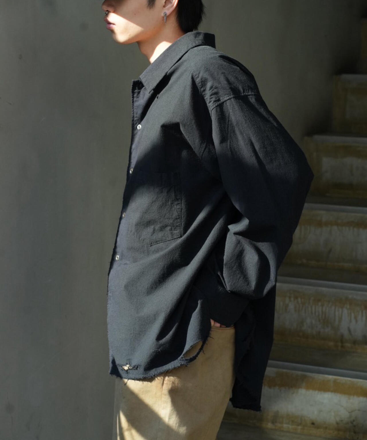 ANCELLM×GARDEN/アンセルム×ガーデン/C/S BOXY SHIRT EX/ANC-GRD-SH01