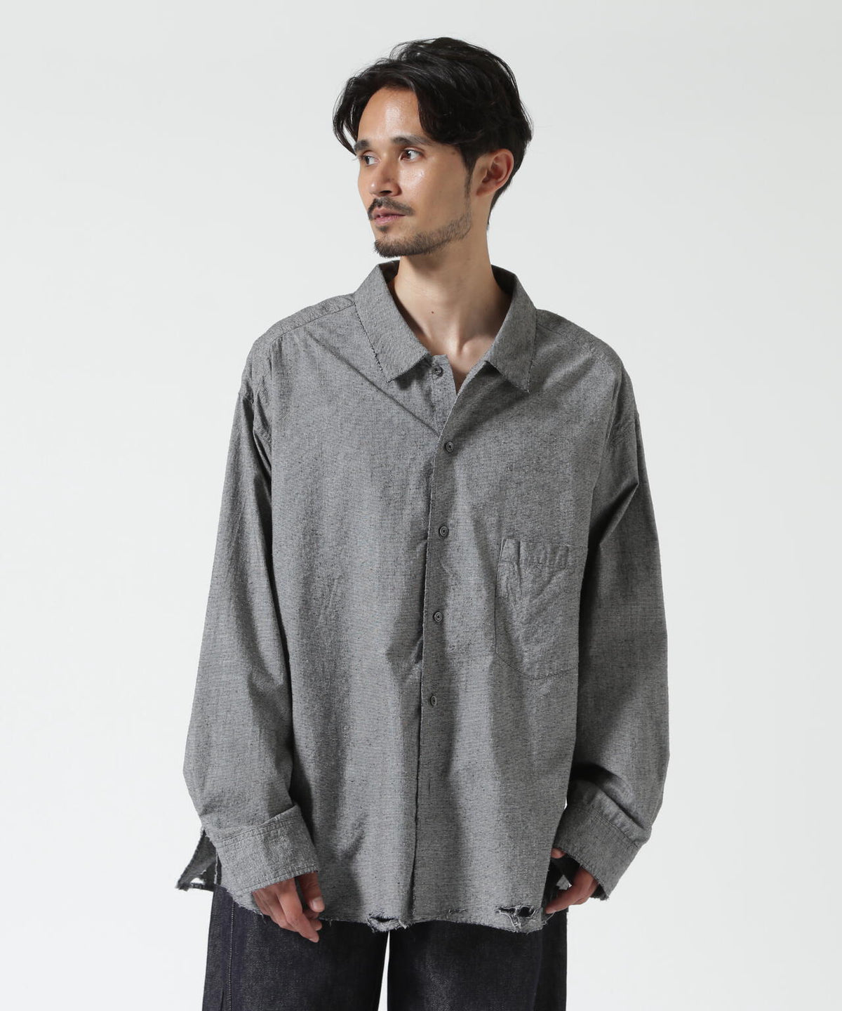 ANCELLM×GARDEN/アンセルム×ガーデン/C/S BOXY SHIRT EX/ANC-GRD-SH01