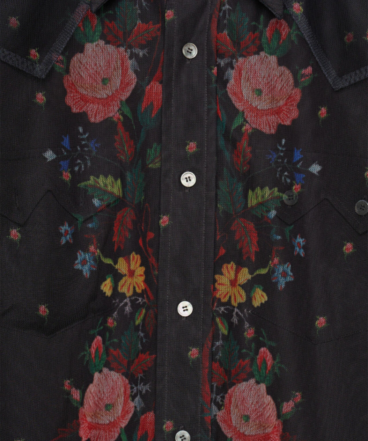 MASU/エムエーエスユー/ROCOCO LAYERED WESTERN SHIRT/M26H9SL003