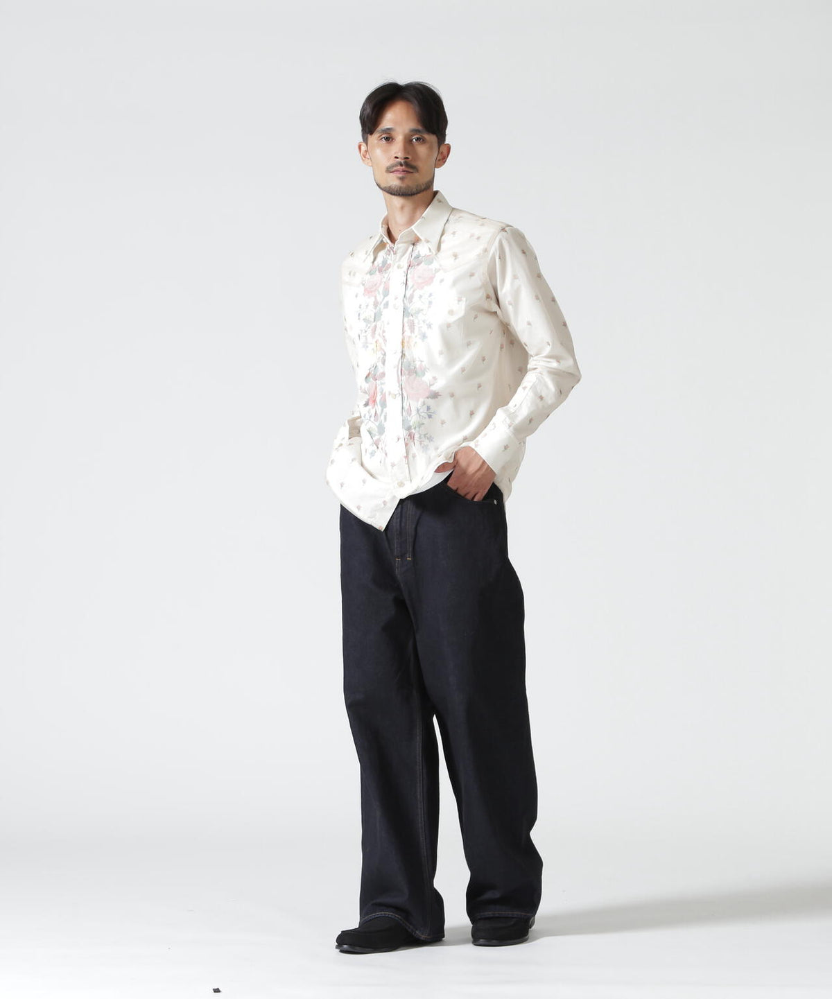 MASU/エムエーエスユー/ROCOCO LAYERED WESTERN SHIRT/M26H9SL003