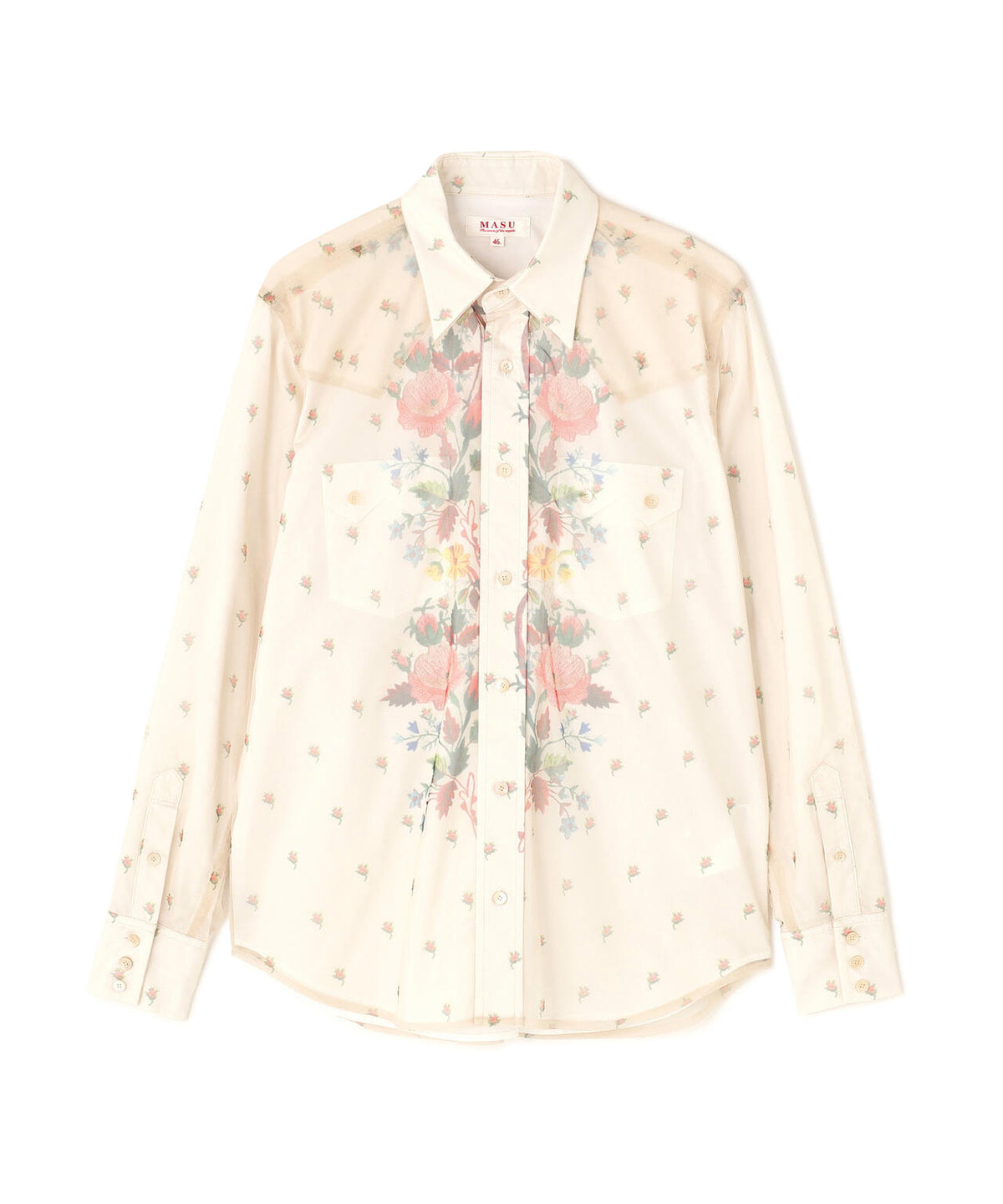MASU/エムエーエスユー/ROCOCO LAYERED WESTERN SHIRT/M26H9SL003