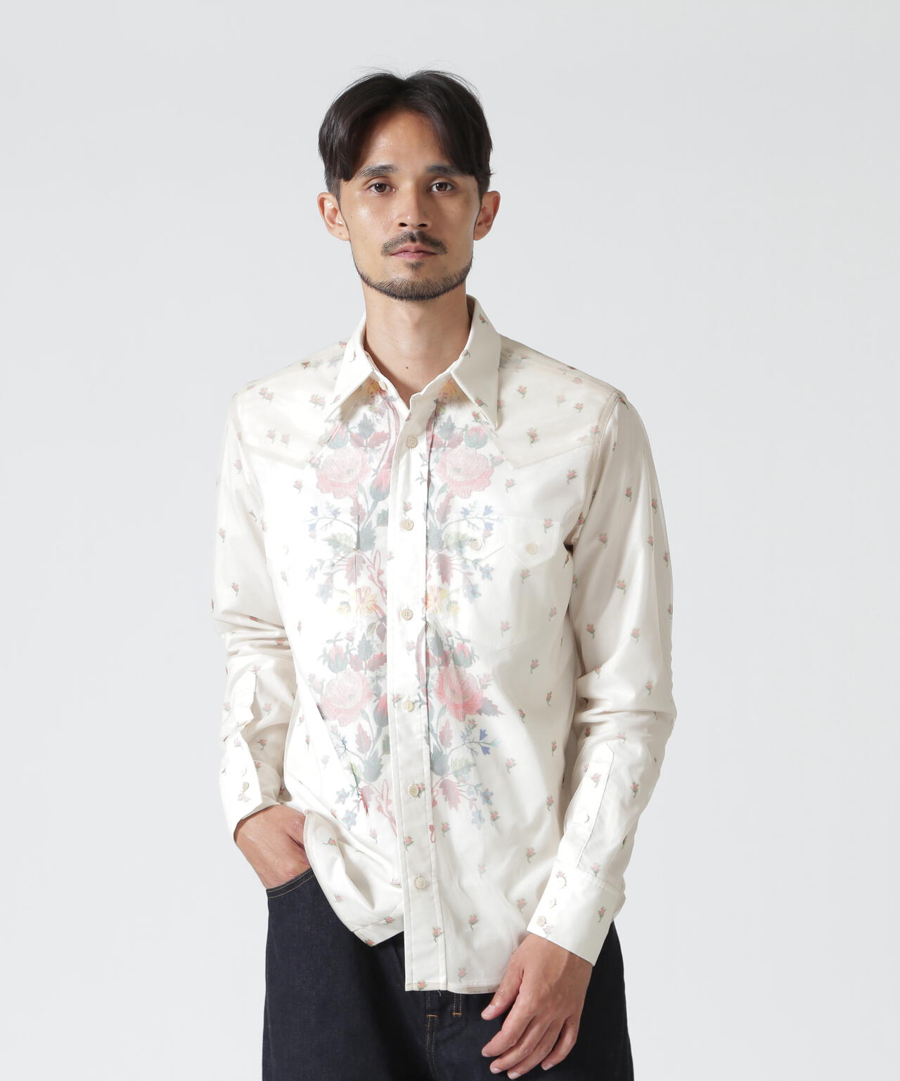 MASU/エムエーエスユー/ROCOCO LAYERED WESTERN SHIRT/M26H9SL003