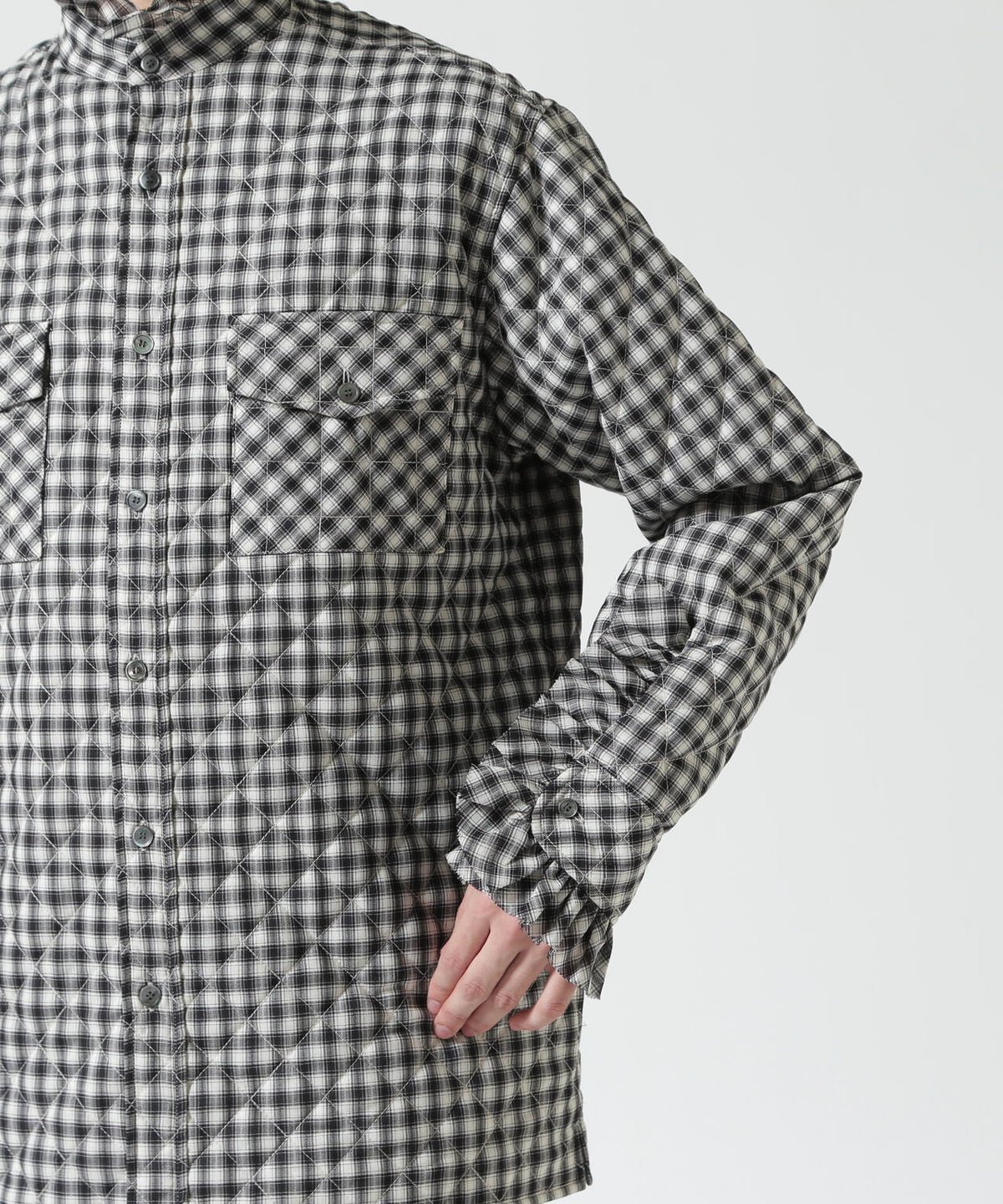 MASU/エムエーエスユー/PRINCE PUFFER PLAID SHIRT/M26H9SL004