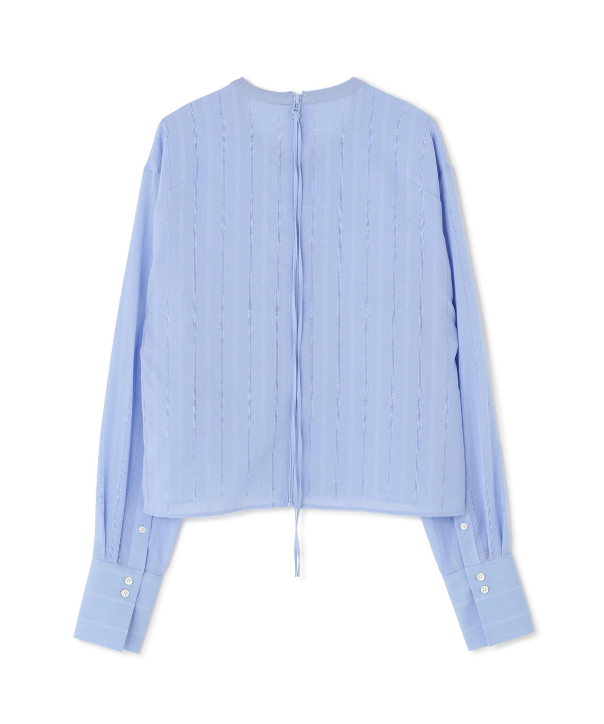 Toironier/トワロニエ/No Collar Back Zip Shirts