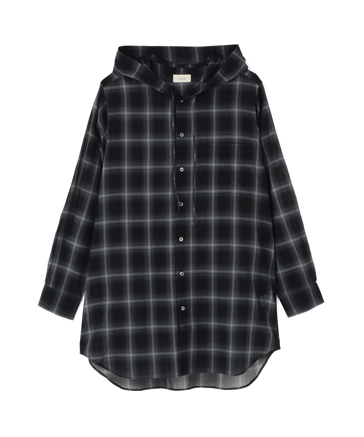 Toironier/トワロニエ/Sheer Hooded Shirts