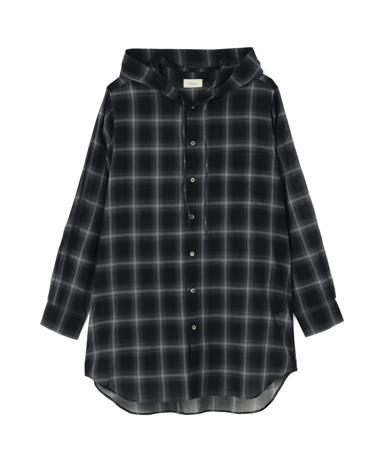Toironier/トワロニエ/Sheer Hooded Shirts
