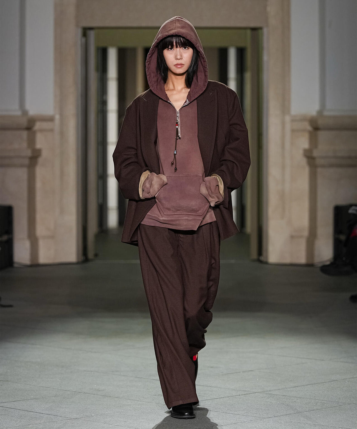 ANCELLM/アンセルム/FLEECE-LINED SWEAT HOODIE/ANC-CT173