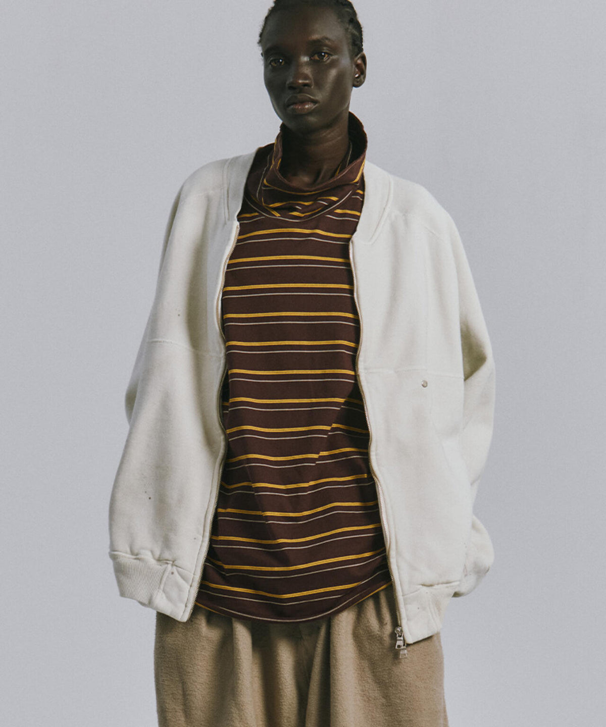 ANCELLM/アンセルム/FLEECE-LINED SWEAT VERSITY SH/ANC-CT176