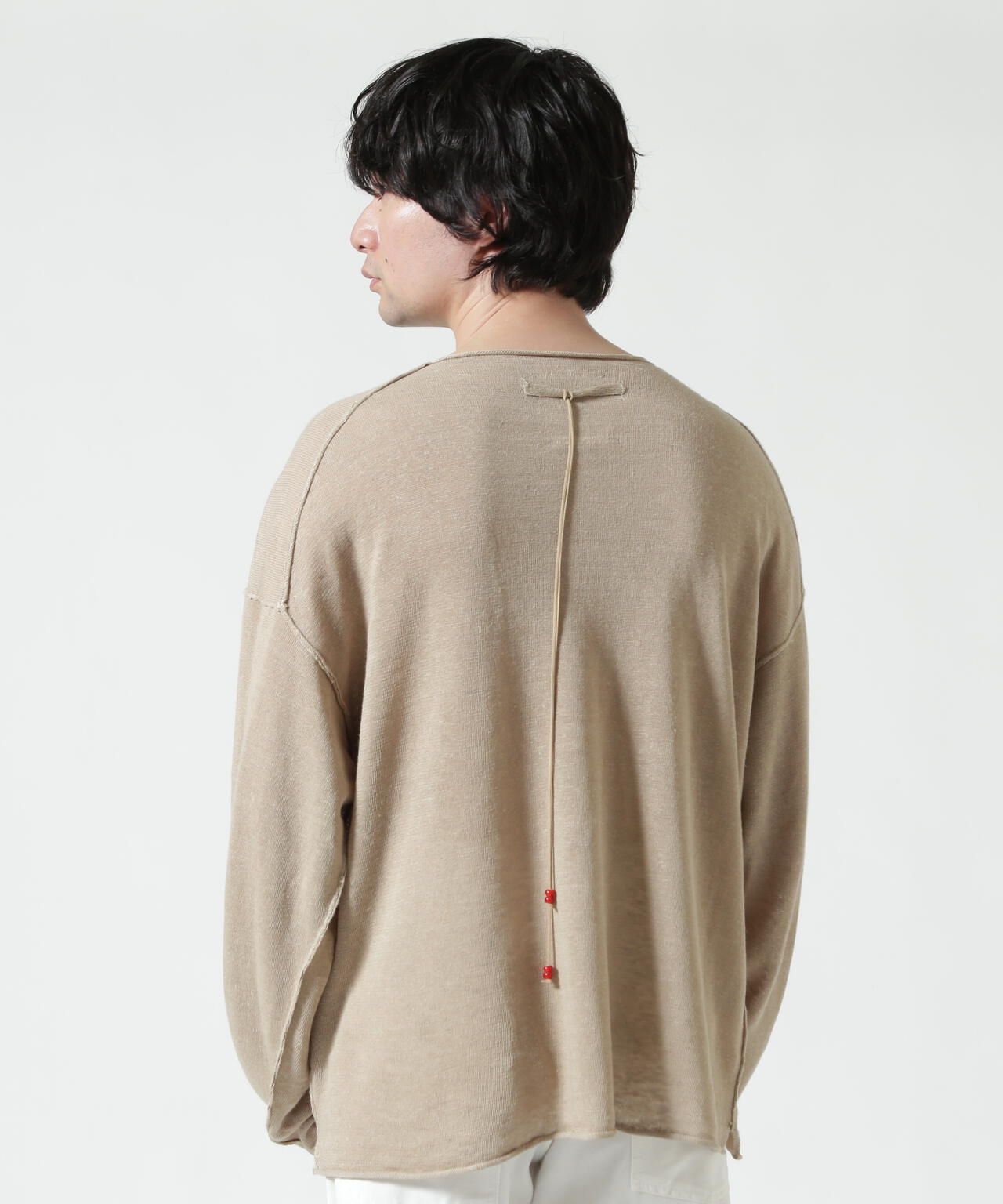 ANCELLM×GARDEN/アンセルム×ガーデン/INSIDE-CUT LINEN KNIT EX/ANC-GRD-KN01