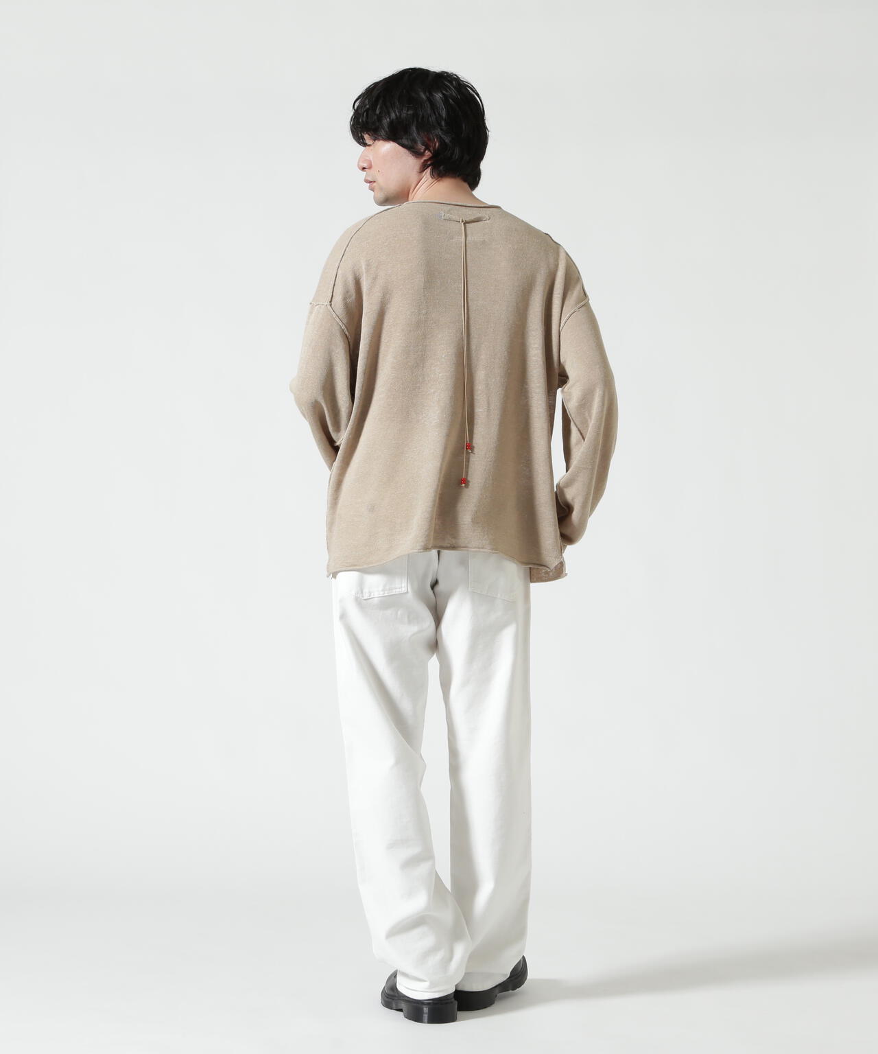 ANCELLM×GARDEN/アンセルム×ガーデン/INSIDE-CUT LINEN KNIT EX/ANC-GRD-KN01