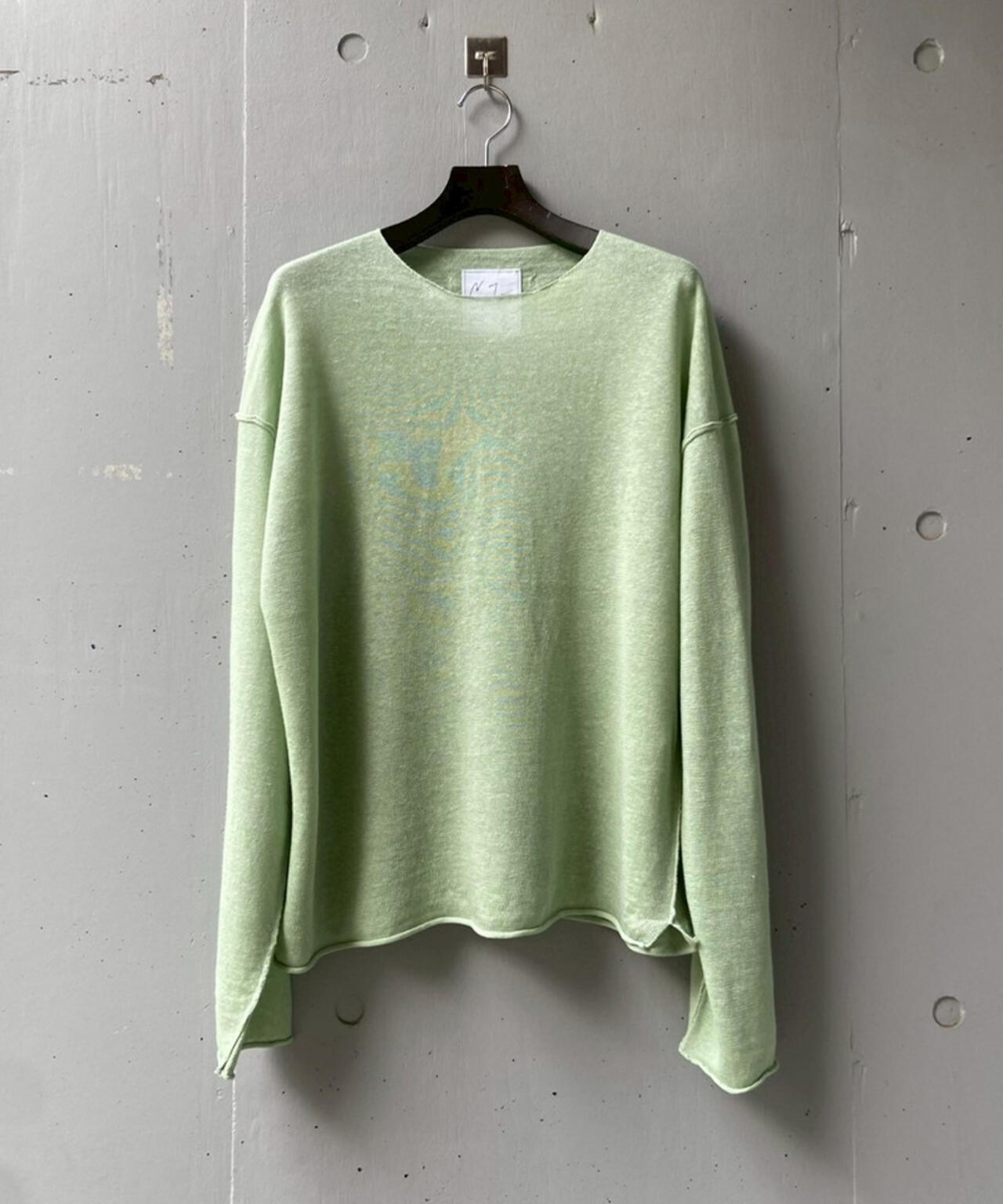 ANCELLM×GARDEN/アンセルム×ガーデン/INSIDE-CUT LINEN KNIT EX/ANC-GRD-KN01