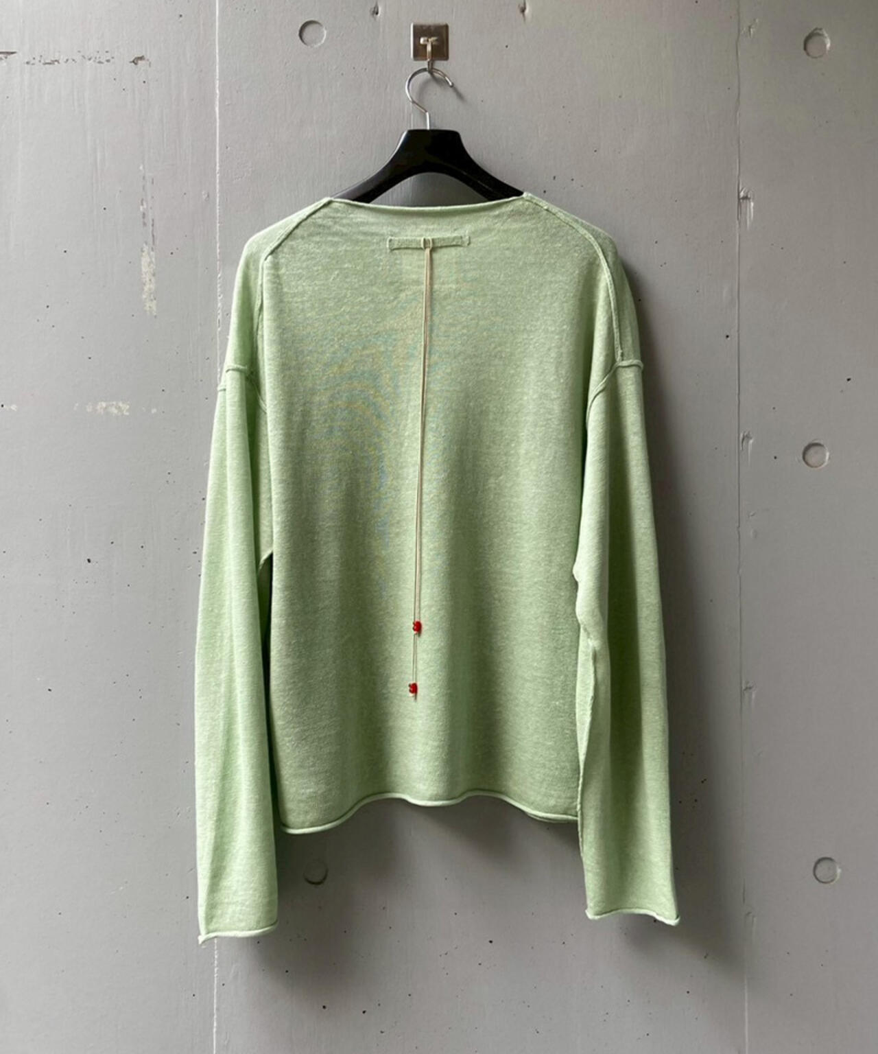ANCELLM×GARDEN/アンセルム×ガーデン/INSIDE-CUT LINEN KNIT EX/ANC-GRD-KN01
