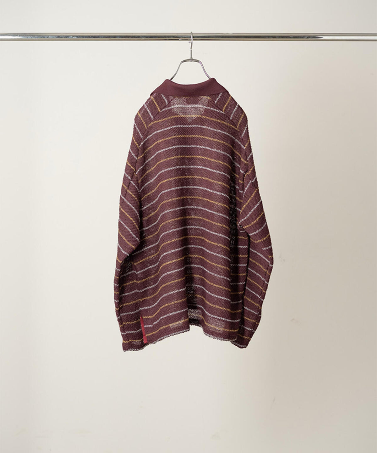 ANCELLM/アンセルム/CUT BORDER SKIPPER SHIRT/ANC-CT182