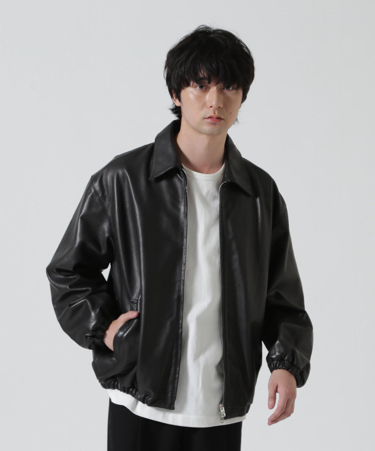 YOKE/ヨーク/Caif Leather Sports Jacket/YK26FW01306B