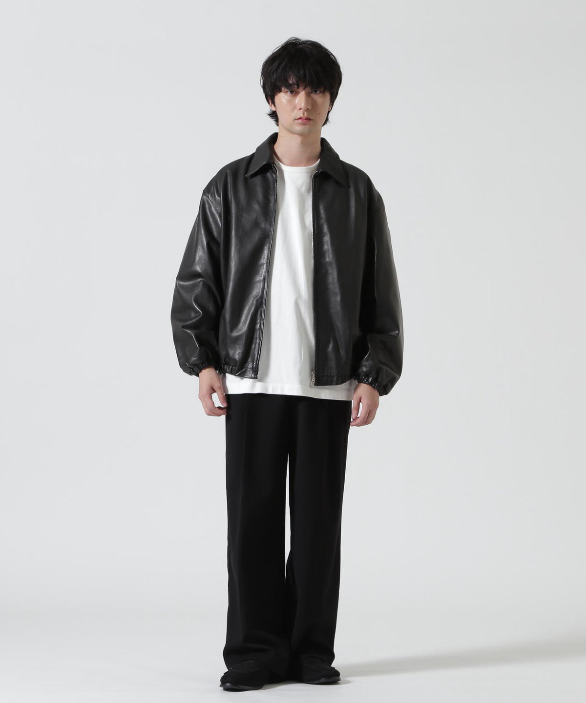 YOKE/ヨーク/Caif Leather Sports Jacket/YK26FW01306B