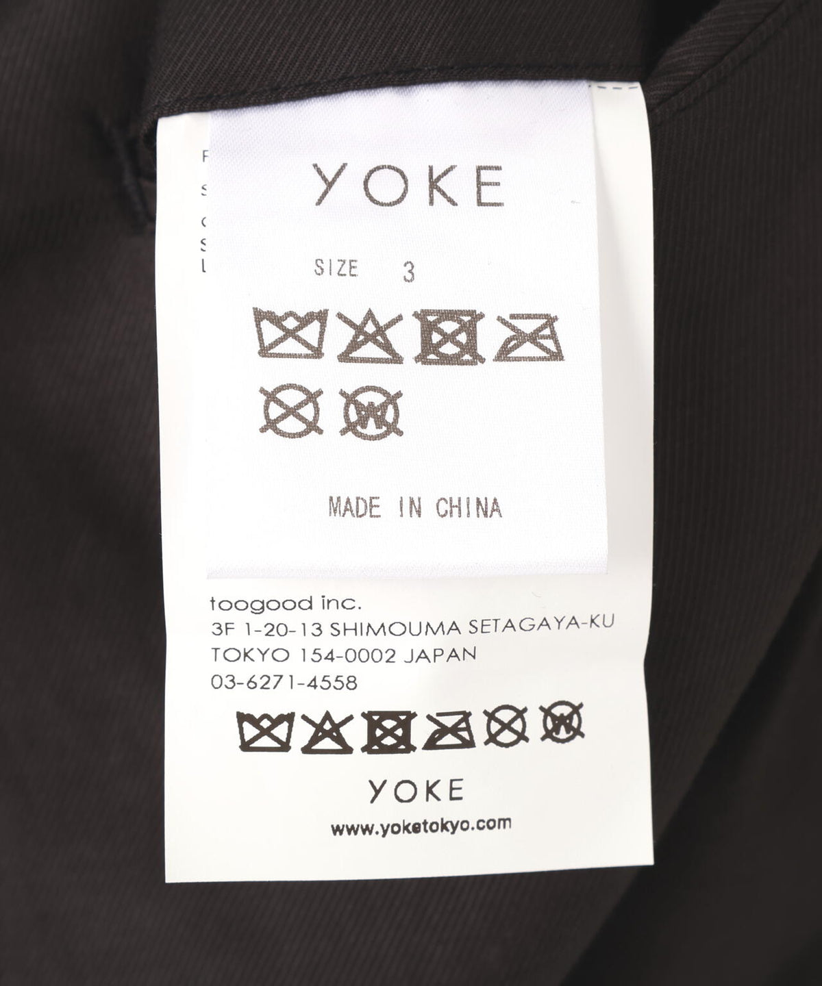 YOKE/ヨーク/Calf Nappa Leather Minimal Blouson/YK26FW01308B
