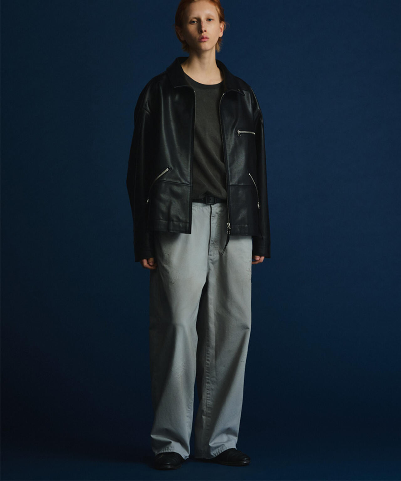 ANCELLM×GARDEN/アンセルム×ガーデン/COWHIDE ZIP UP JACKET/ANC-GRD-JK01