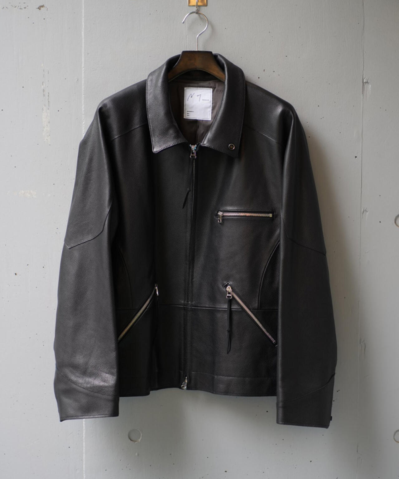 ANCELLM×GARDEN/アンセルム×ガーデン/COWHIDE ZIP UP JACKET/ANC-GRD-JK01