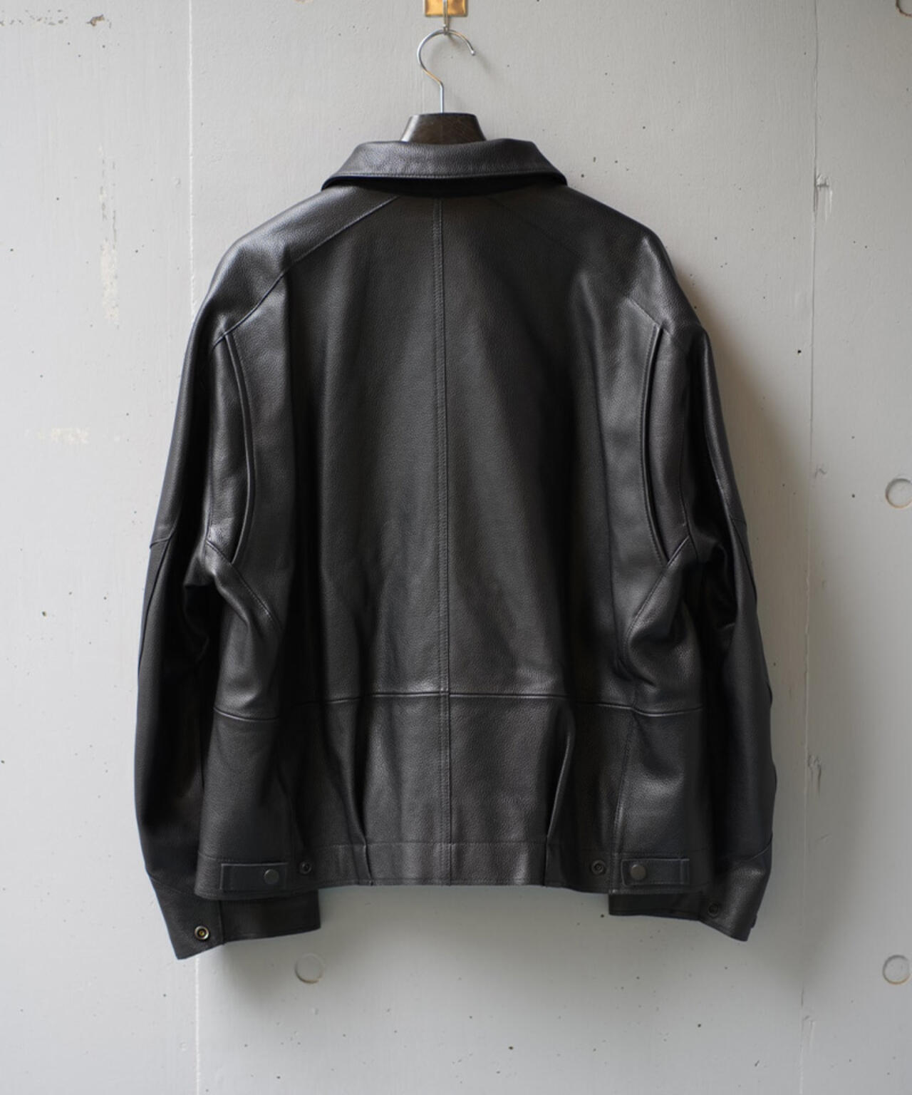 ANCELLM×GARDEN/アンセルム×ガーデン/COWHIDE ZIP UP JACKET/ANC-GRD-JK01
