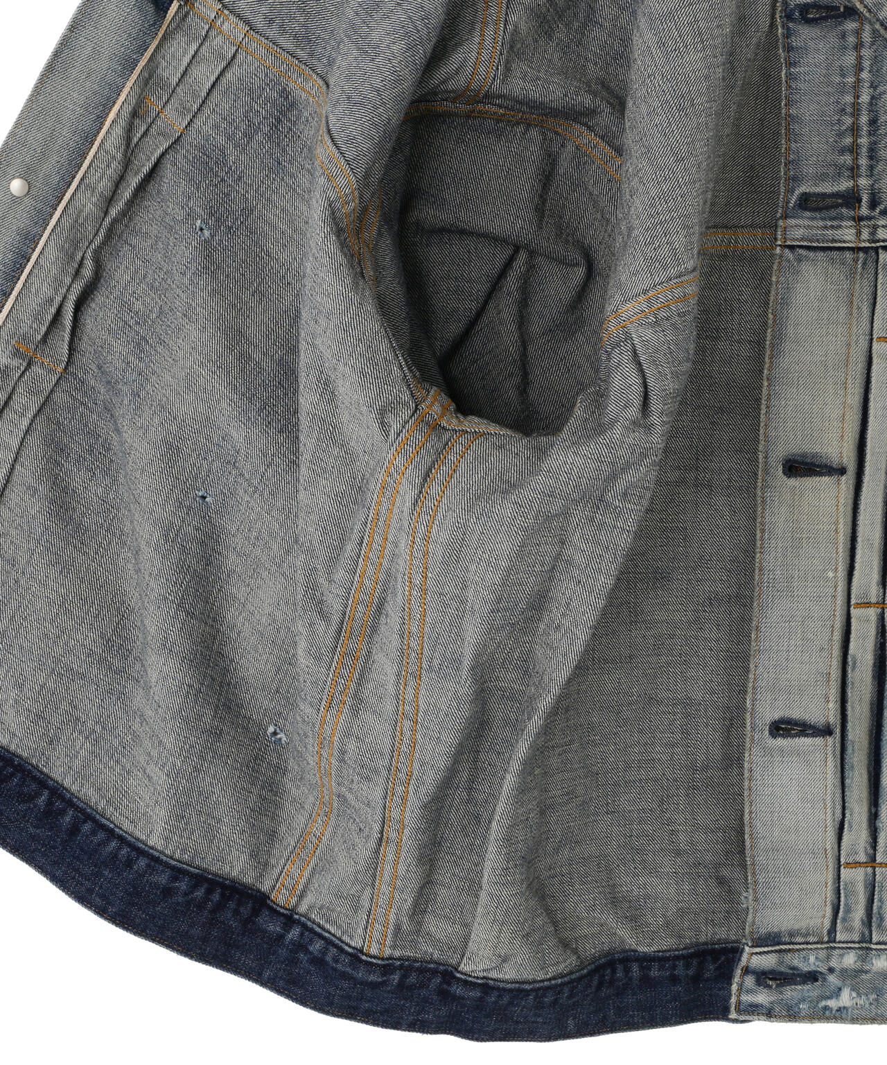 ANCELLM/アンセルム/TYPE-1 AGING DENIM JACKET/ANC-STD-JK02