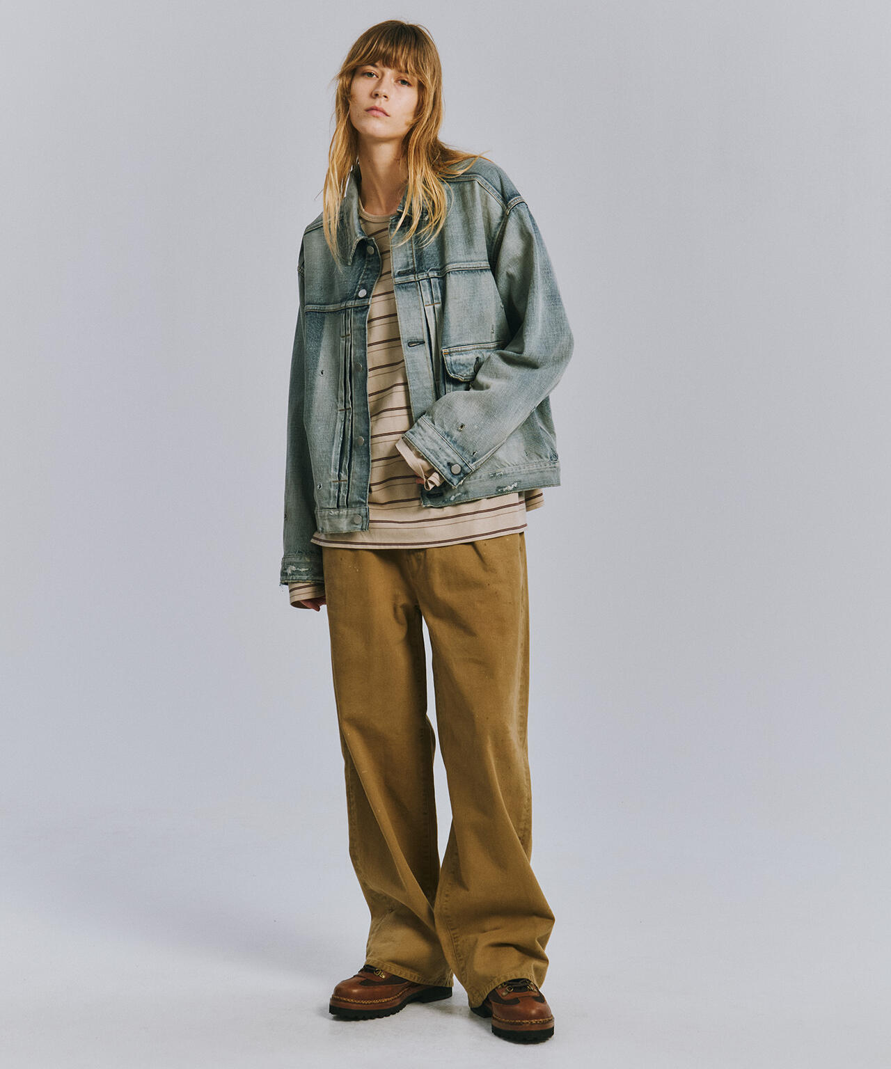 ANCELLM/アンセルム/TYPE-1 AGING DENIM JACKET/ANC-STD-JK02