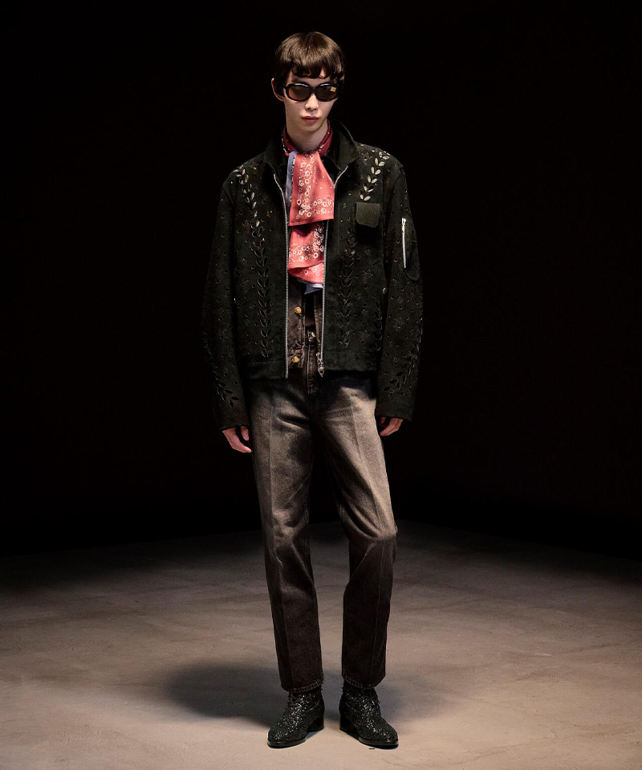 MASU/エムエーエスユー/IVY HOLE LEATHER FLIGHT JACKET/M26H9BL005