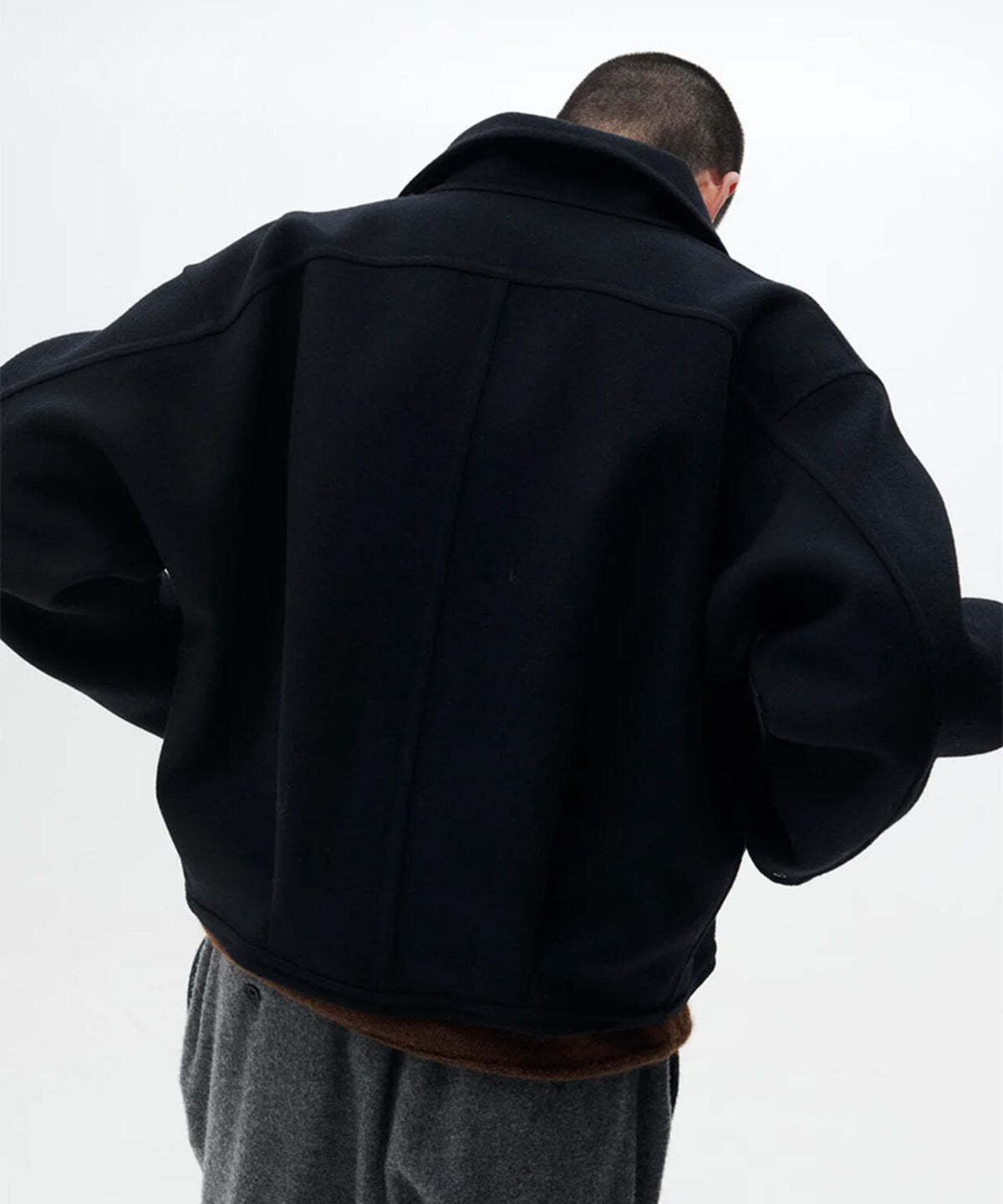 YOKE/ヨーク/Wool Cashmere Balloon Silhouette Blouson/YK26FW01318B