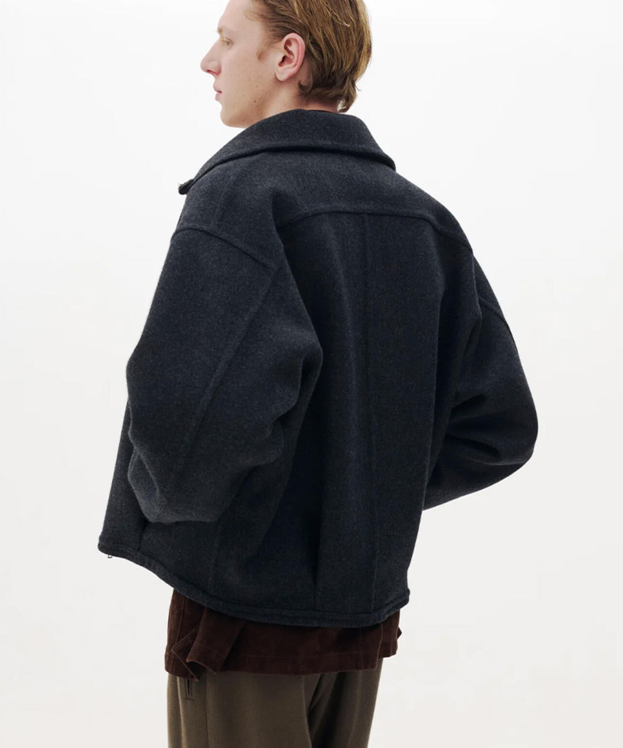 YOKE/ヨーク/Wool Cashmere Balloon Silhouette Blouson/YK26FW01318B