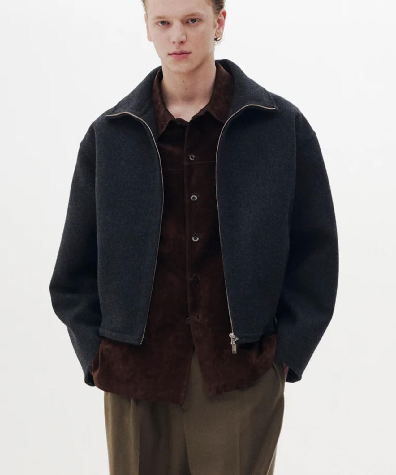 YOKE/ヨーク/Wool Cashmere Balloon Silhouette Blouson/YK26FW01318B