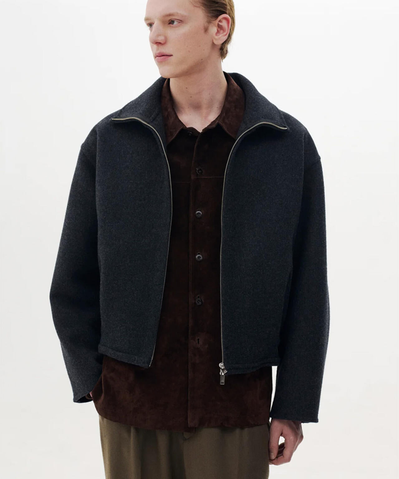 YOKE/ヨーク/Wool Cashmere Balloon Silhouette Blouson/YK26FW01318B