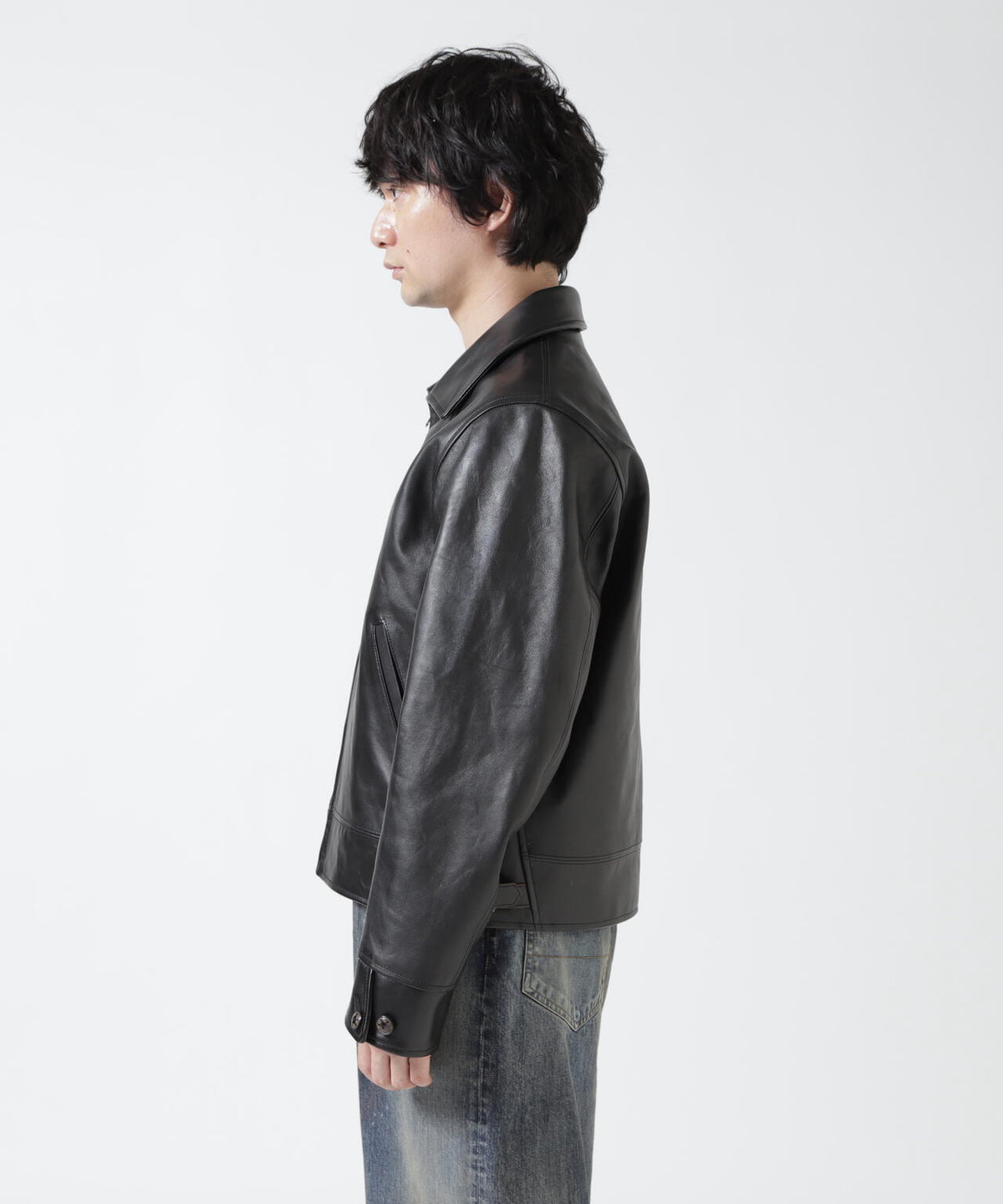 T.T/ティーティー/Lot.802 COSSACK LEATHER JACKET/TAIGA TAKAHASHI/タイガタカハシ