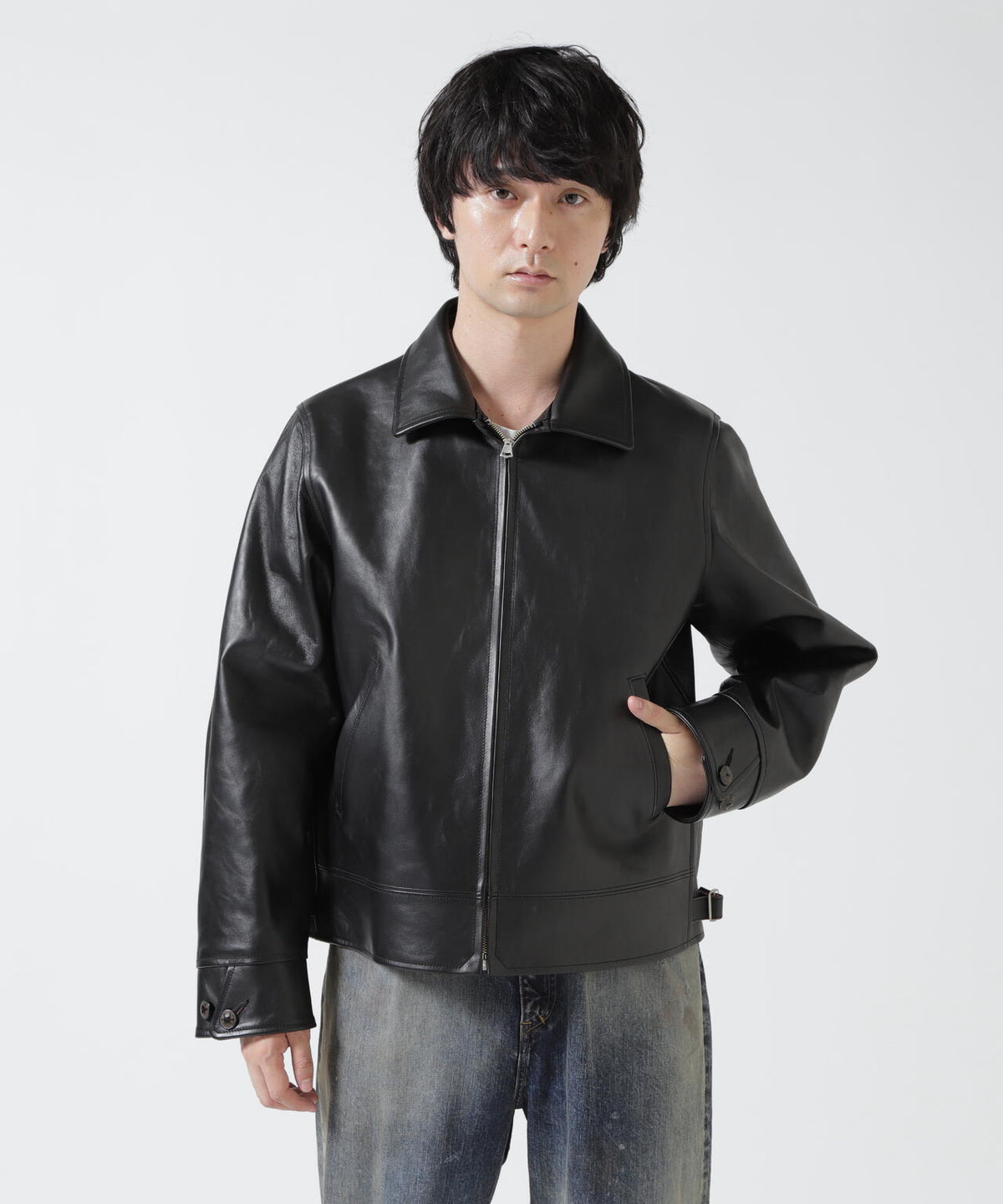 T.T/ティーティー/Lot.802 COSSACK LEATHER JACKET/TAIGA TAKAHASHI/タイガタカハシ