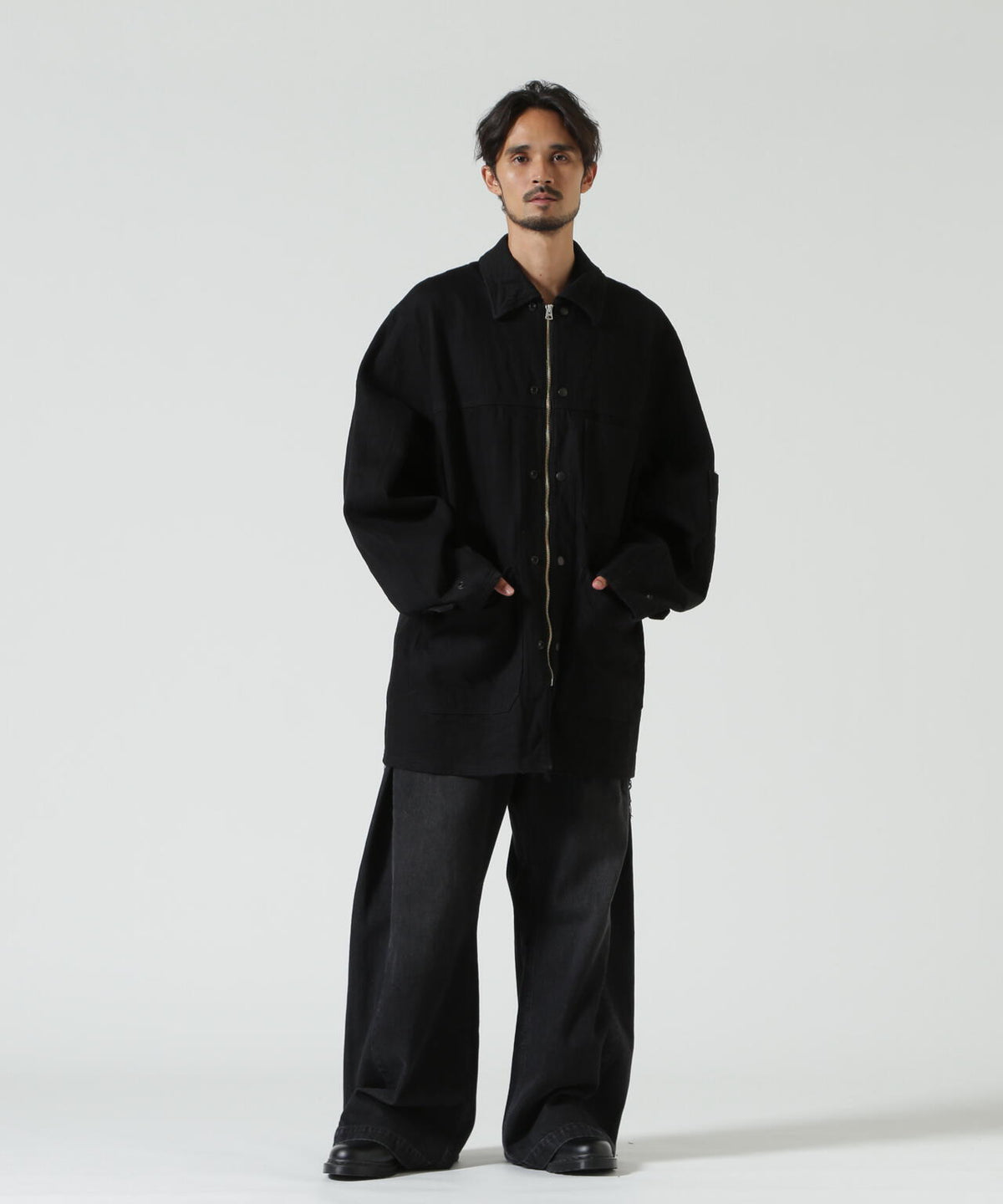 barbell object/バーベルオブジェクト/denim coverall/bo-07a01