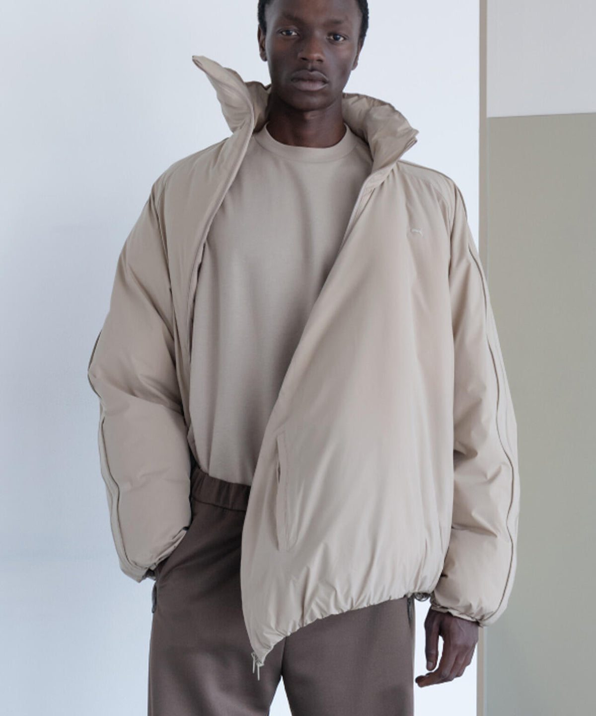 PROJECT PUMA PLUS./プロジェクト プーマ プラス/MATT TAFFETA PADDED JACKET