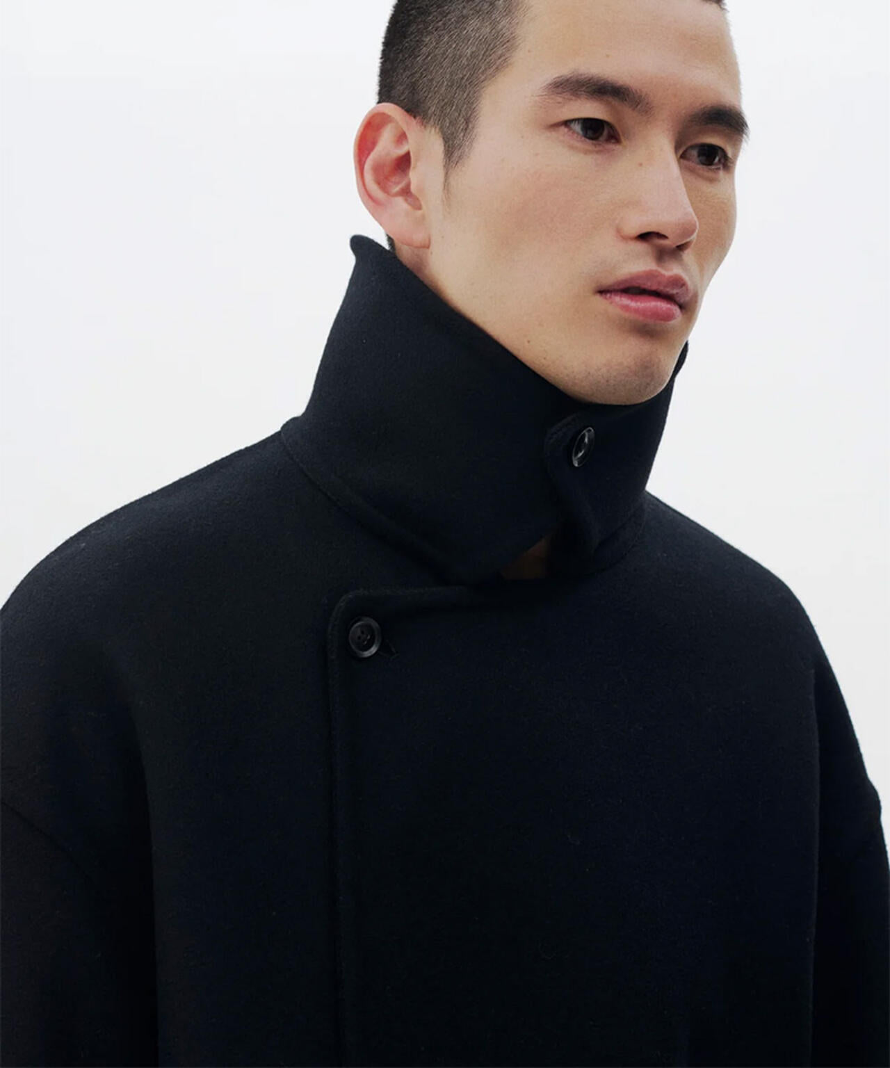 YOKE/ヨーク/Wool Cashmere Double Breasted Rever Coat/YK26FW01317C