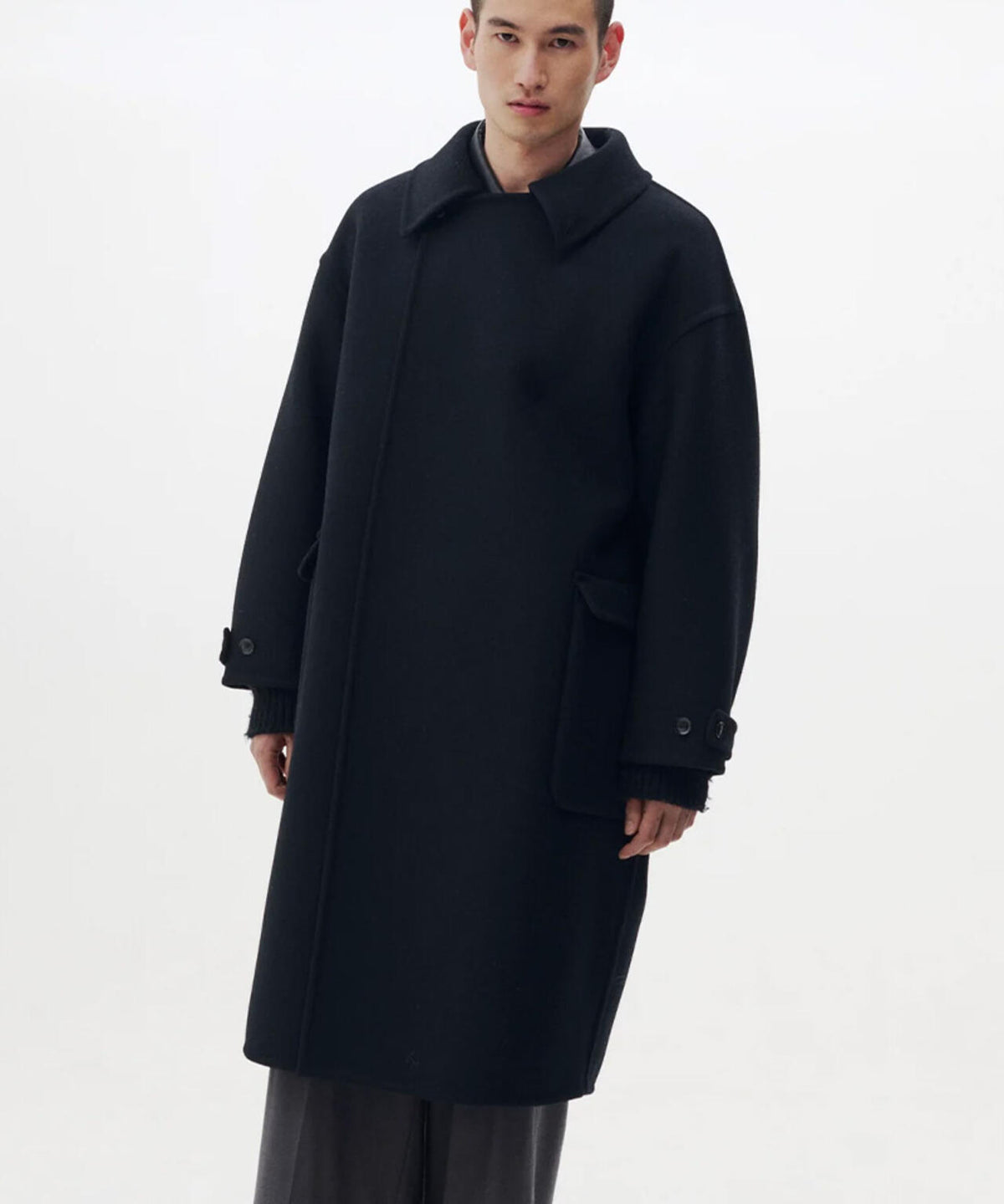 YOKE/ヨーク/Wool Cashmere Double Breasted Rever Coat/YK26FW01317C