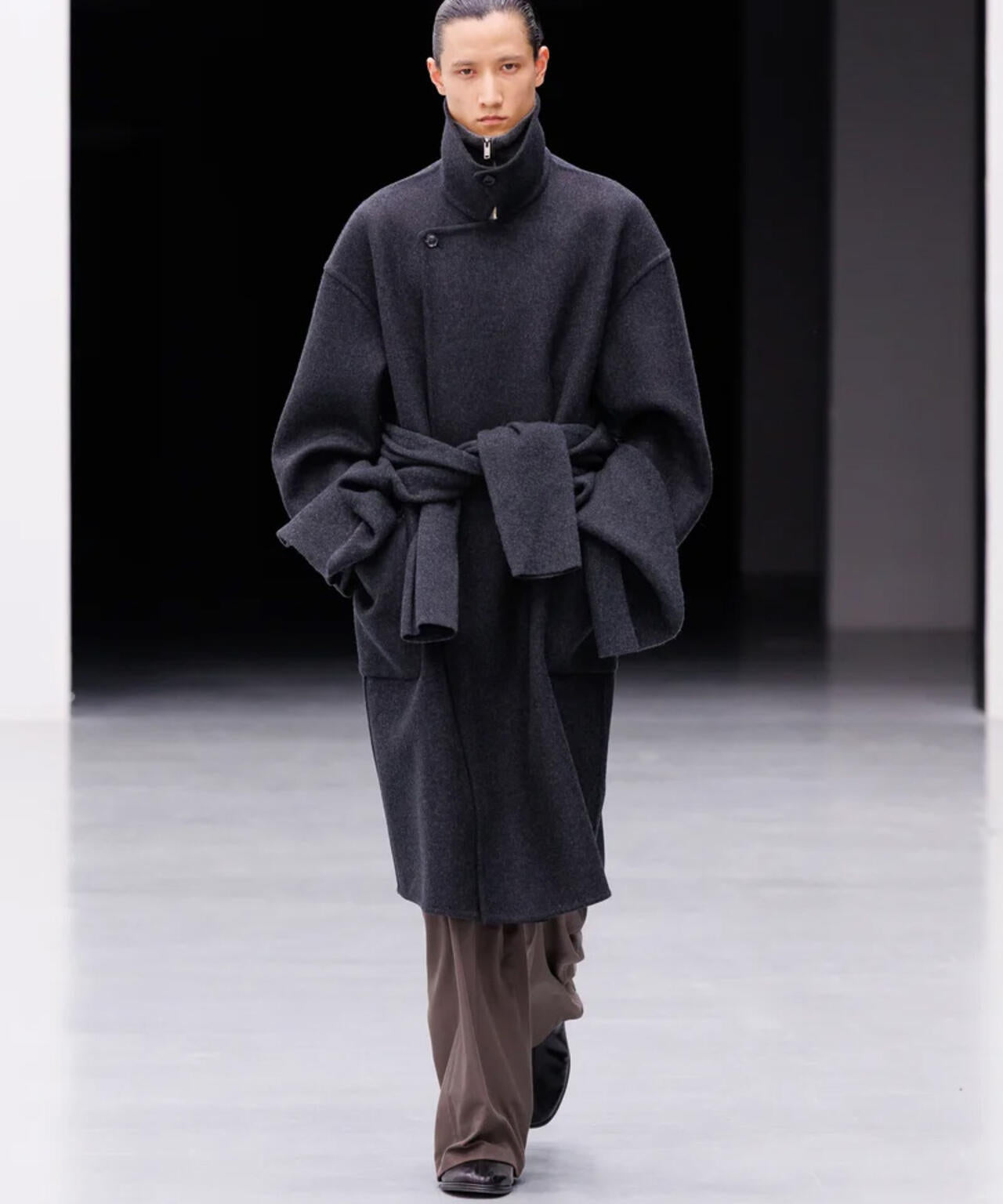 YOKE/ヨーク/Wool Cashmere Double Breasted Rever Coat/YK26FW01317C