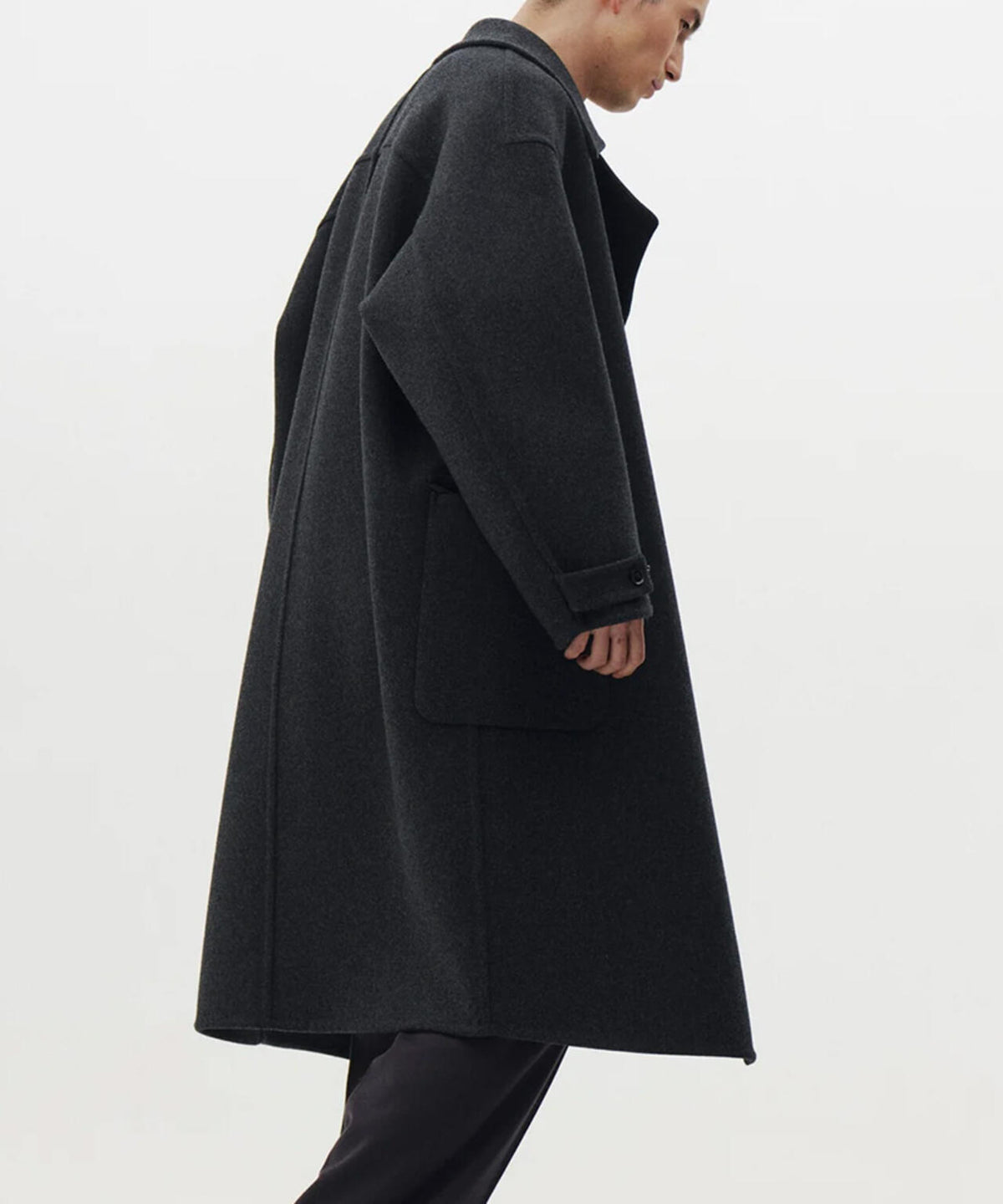 YOKE/ヨーク/Wool Cashmere Double Breasted Rever Coat/YK26FW01317C